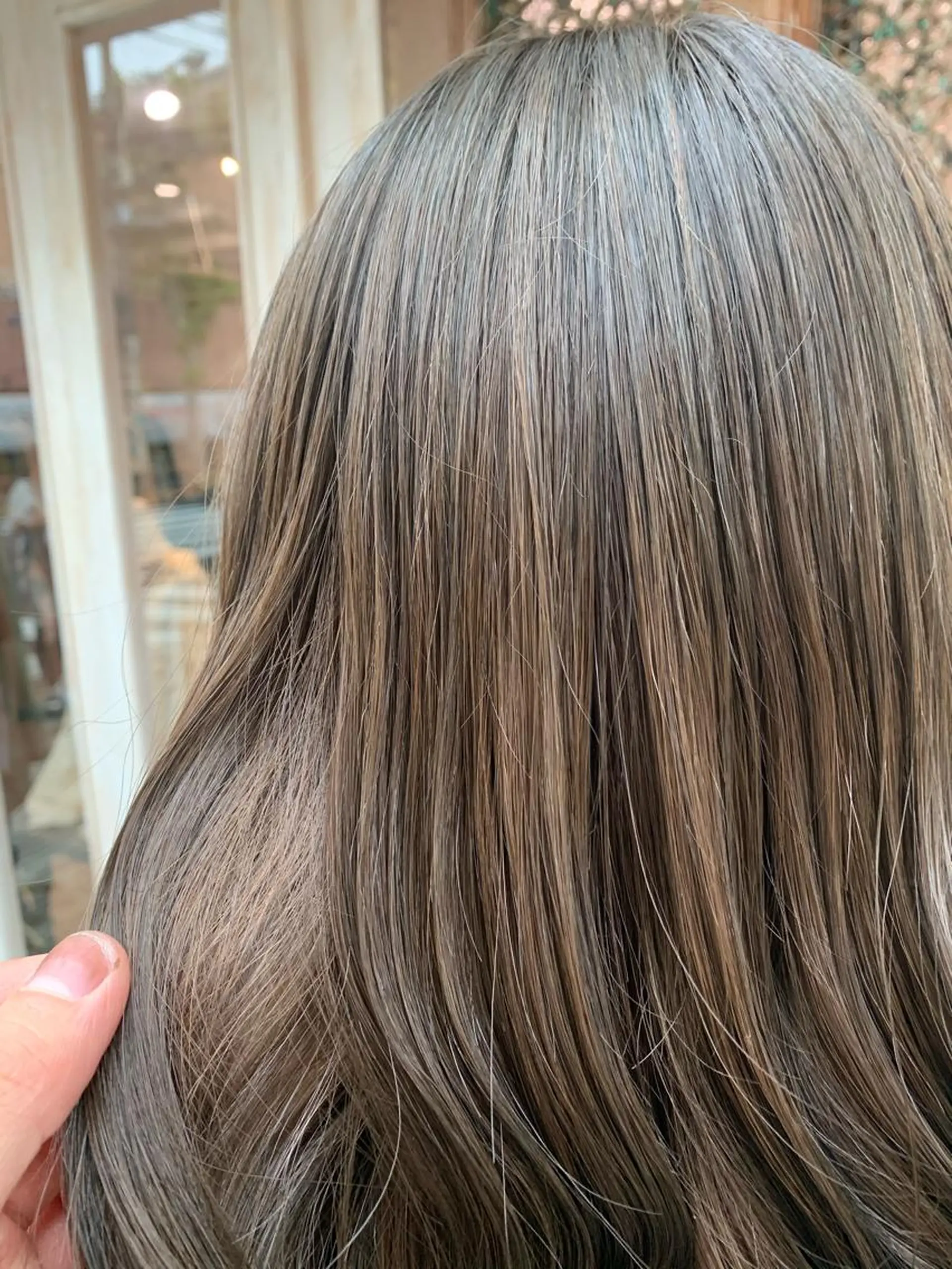 セミロング カラー パーマ ヘアアレンジ メンズ ネイル 透明感カラー ラメ(グリッター) カット ヘアカラー トリートメント Sia中野新橋 『JUNYA』のヘアスタイル