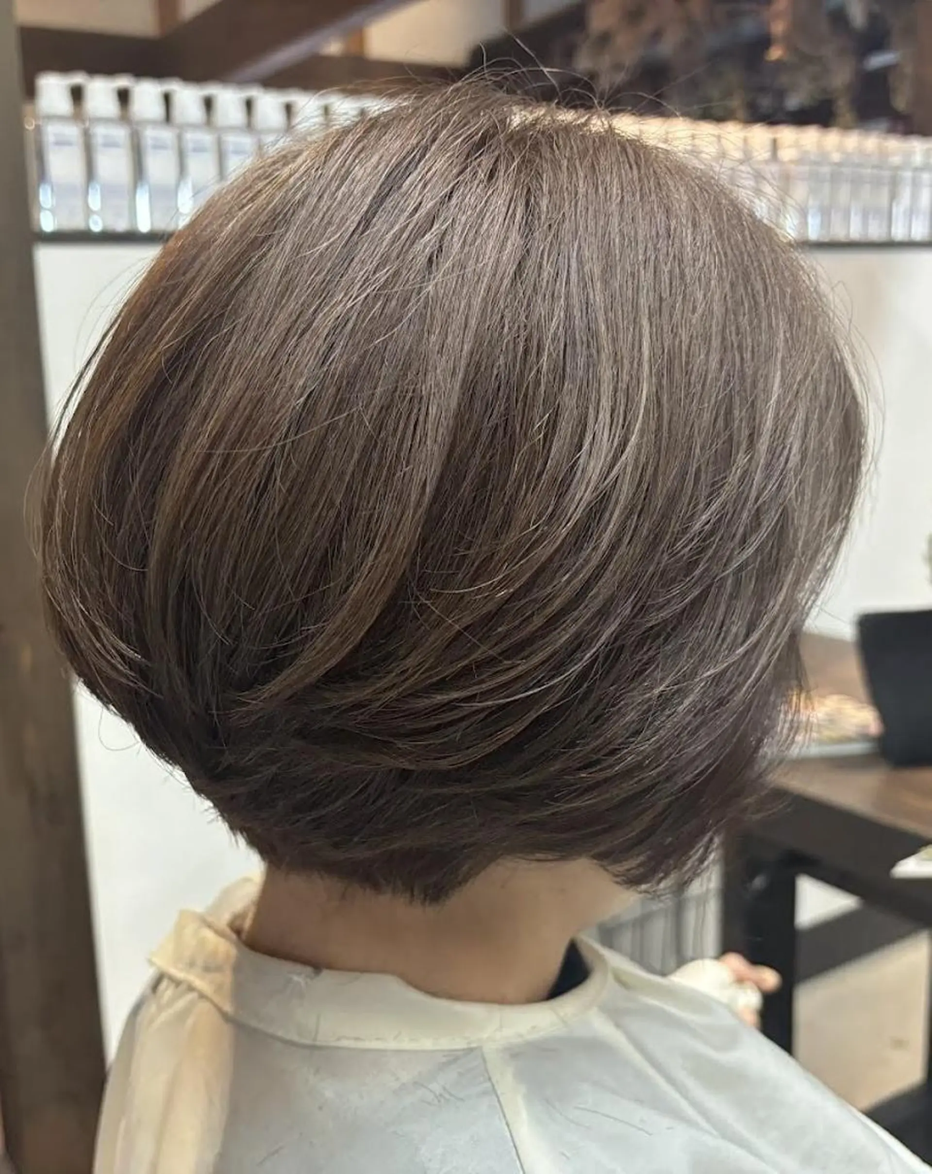 ショート カラー ベージュカラー ハイライトカラー ハイライト カット ヘアカラー RAPTURE 上小田井のヘアスタイル