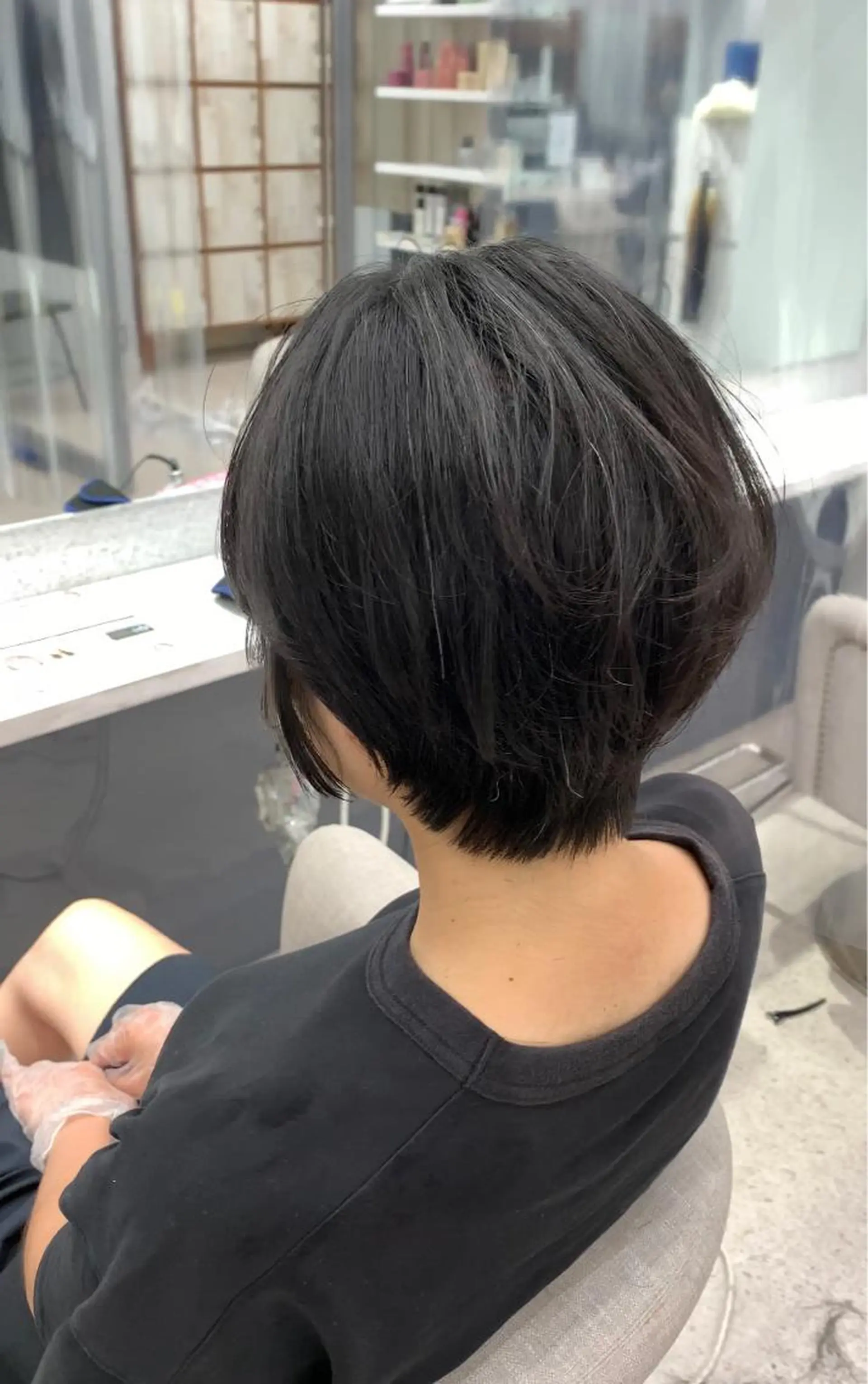 ショート ショートボブ ボブ ショートヘア メンズ特化美容師/ 新井　洸太のヘアスタイル