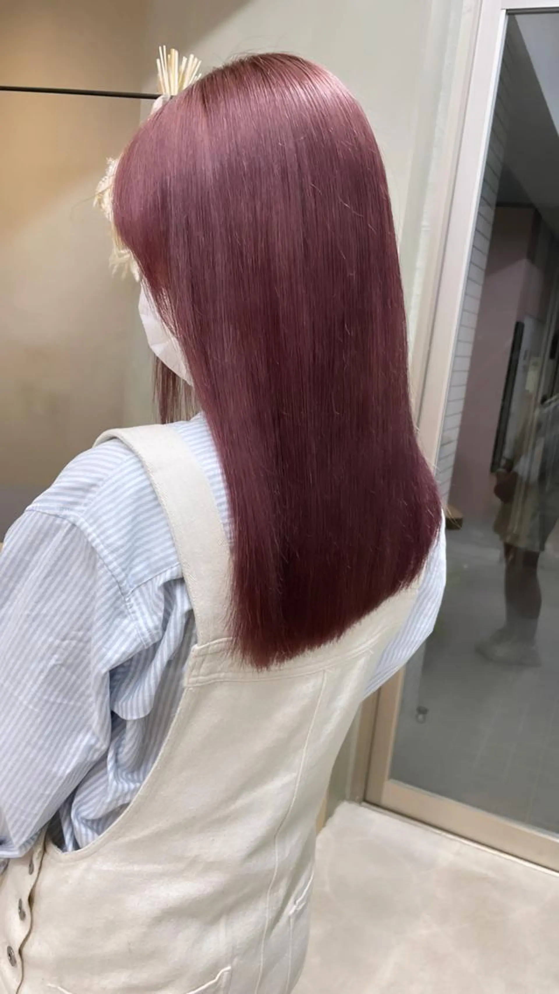 セミロング カラー 🦋うる艶透明感ヘア 今井達也のヘアスタイル