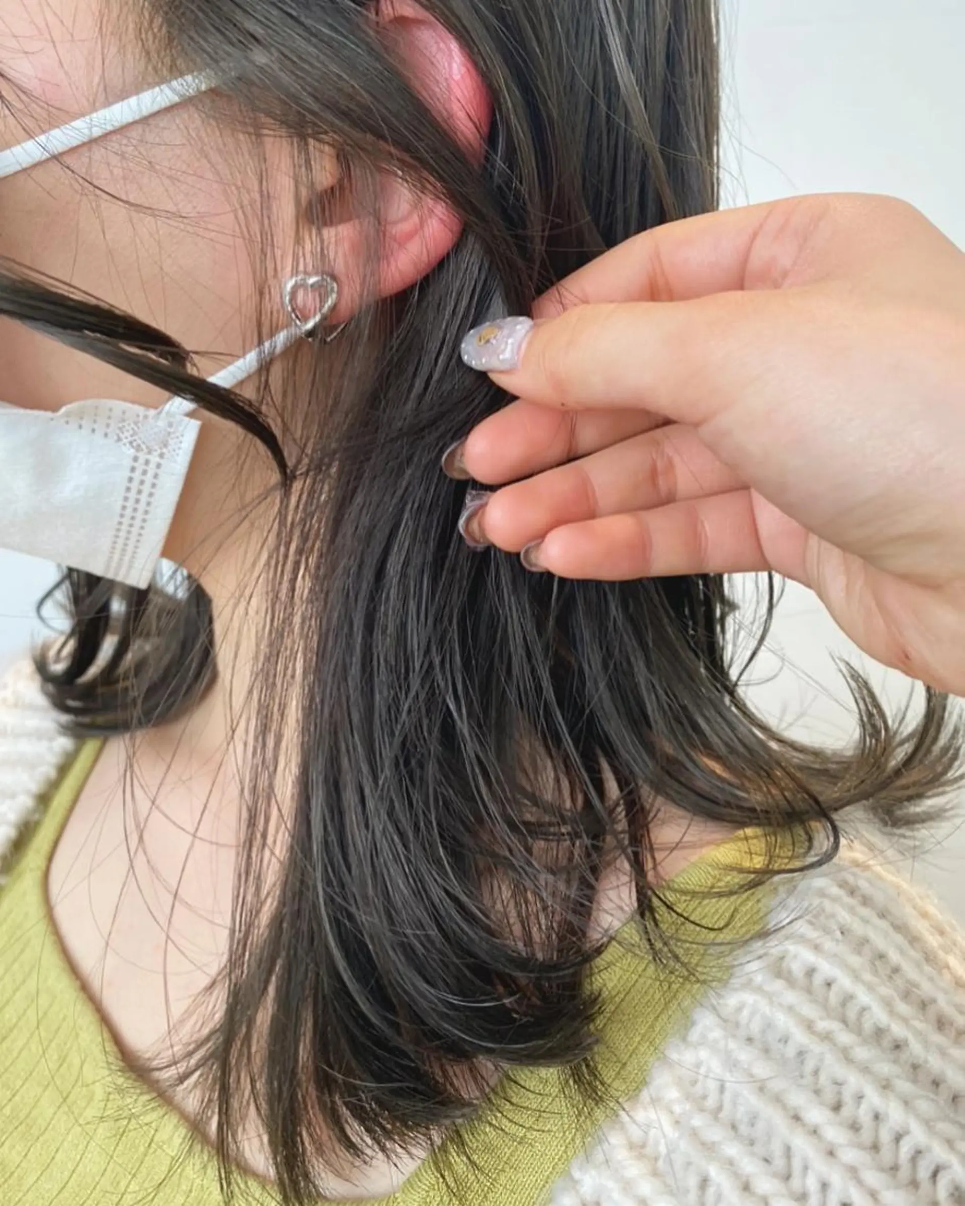 カラー AO所属・RISAKO 艶髪モテヘア🎀府中のヘアスタイル