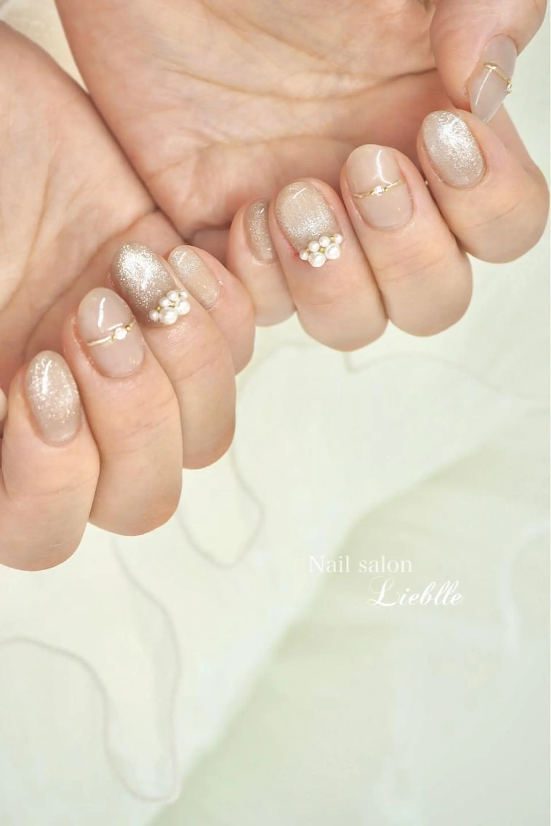 ショート ネイル ハンドネイル Nail salon Lieblleのネイルデザイン