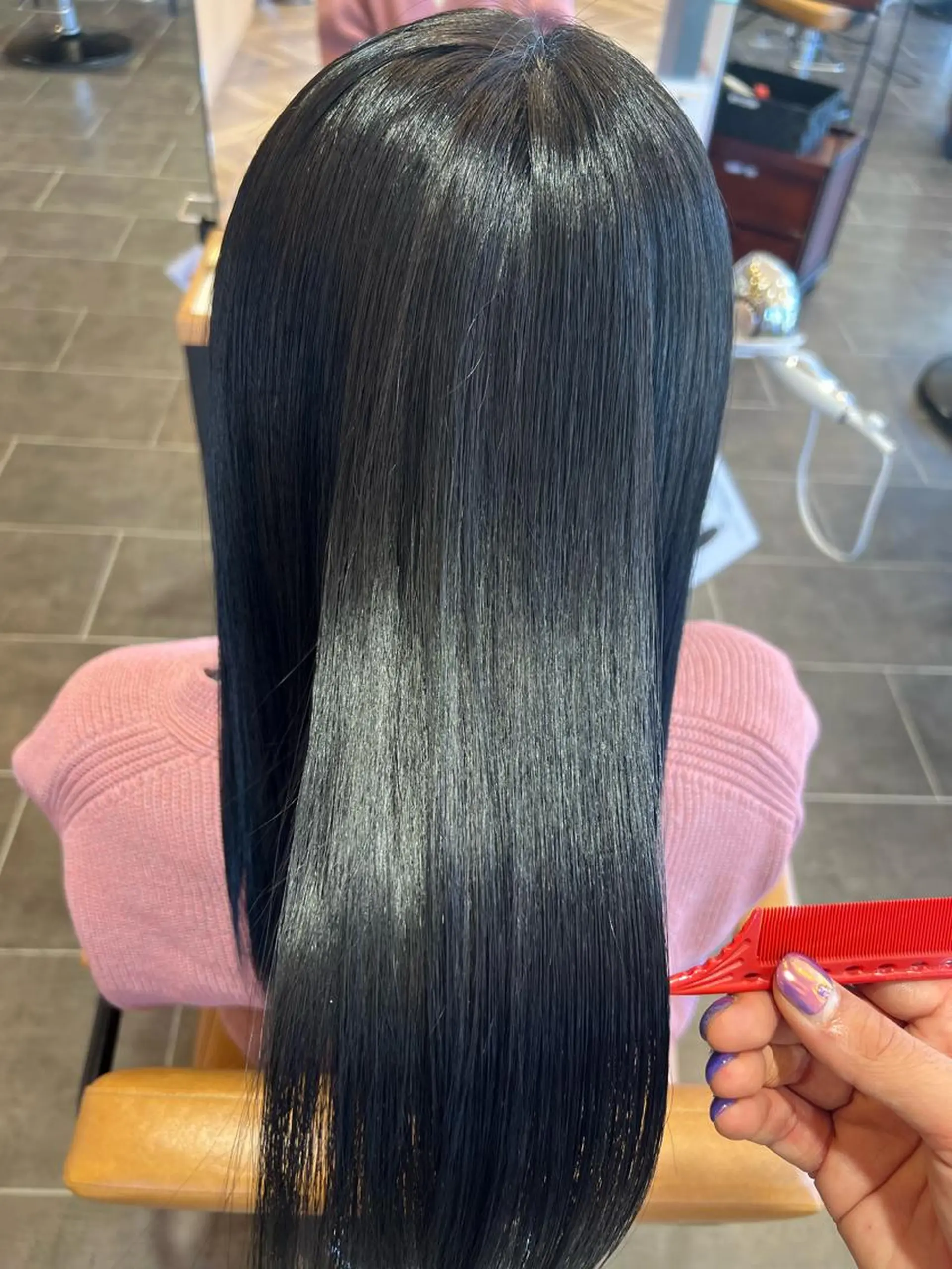 ロング カラー 髪質改善 ツヤ髪の匠/髪質改善 山本晃太のヘアスタイル