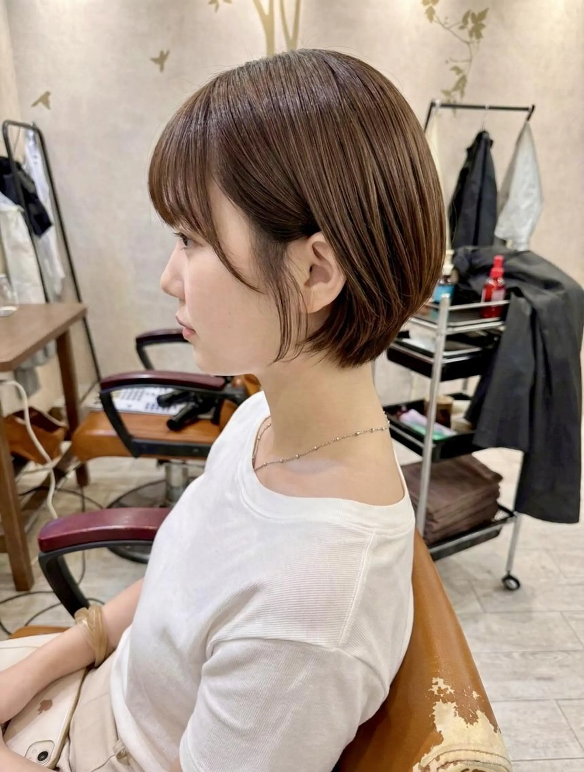 ショート ショートボブ ボブ ショートヘア ヘアカラー トリートメント 一宮駅3分/水野/ ショート/ボブのヘアスタイル
