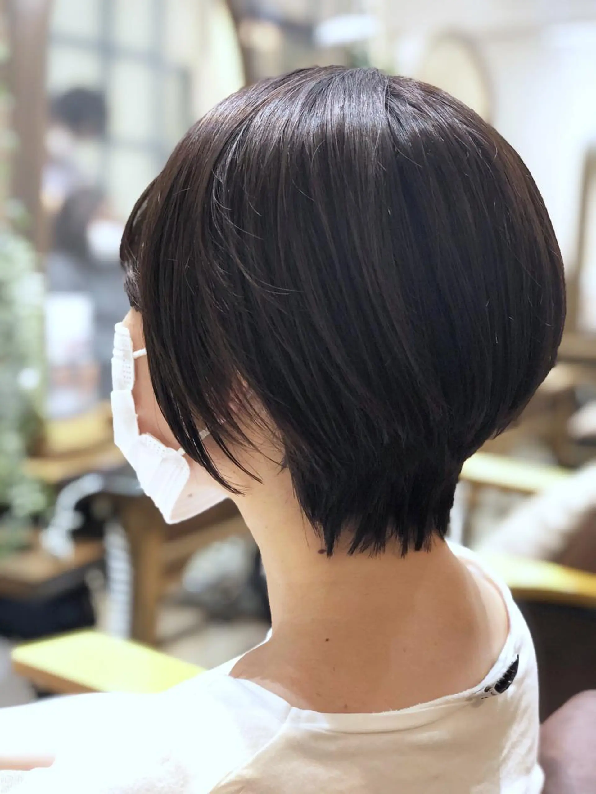 ショート カラー パーマ キッズ アディクシーカラー アッシュ バレイヤージュ ミストバング ブリーチ 初めでも安心🌟 newi町田✂のヘアスタイル