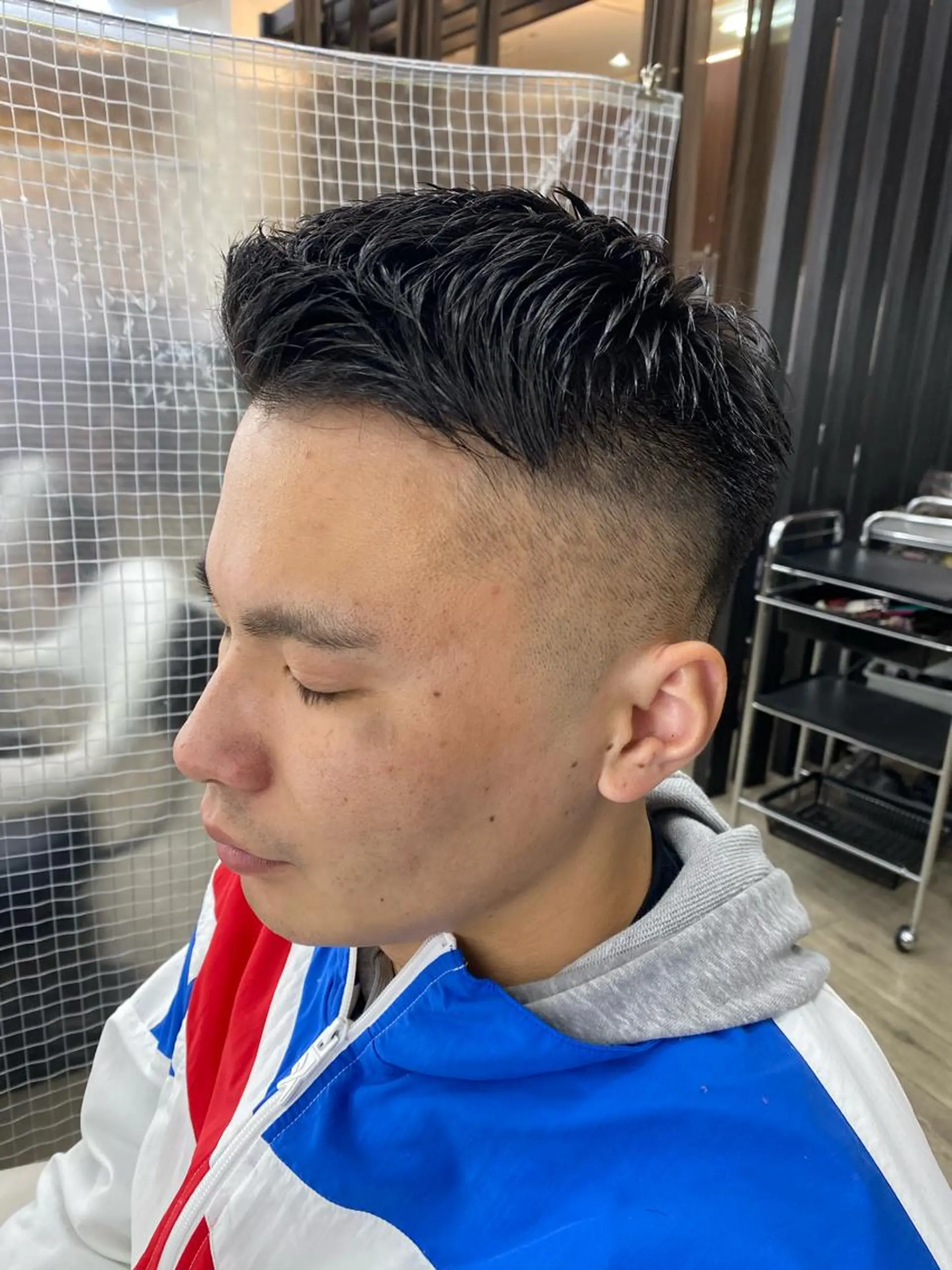 ショート メンズ カット ヘアセット 市川 博紀 店長のヘアスタイル