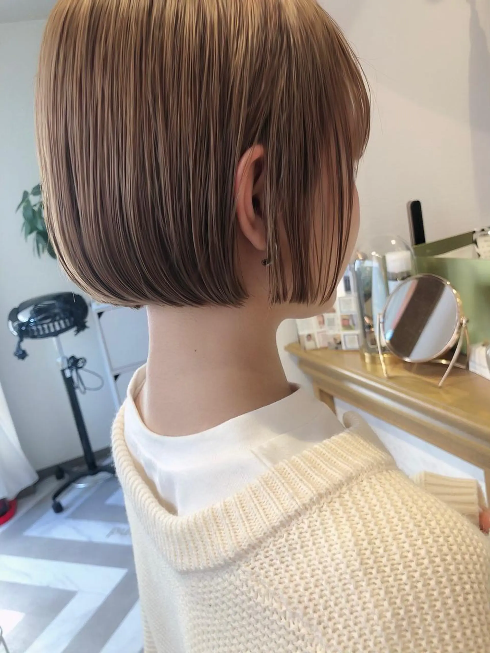 ショート ボブ 本田 奈穂美のヘアスタイル