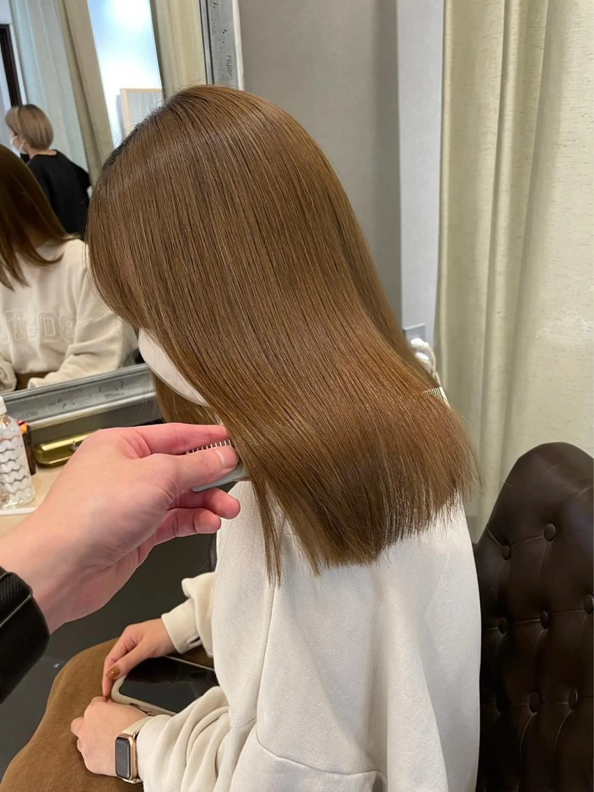 セミロング カラー yuu /N° 大分中央町店のヘアスタイル