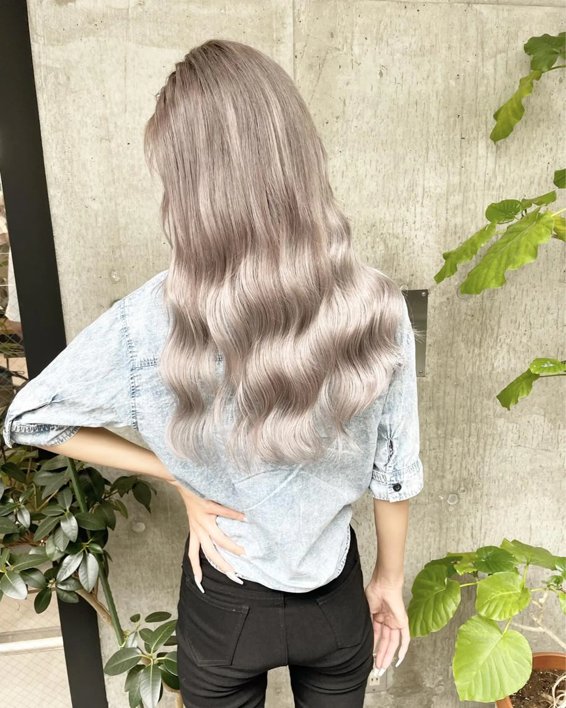 ロング カラー ヘアアレンジ ヘアカラー エクステ TATSUYA アートディレクターのヘアスタイル