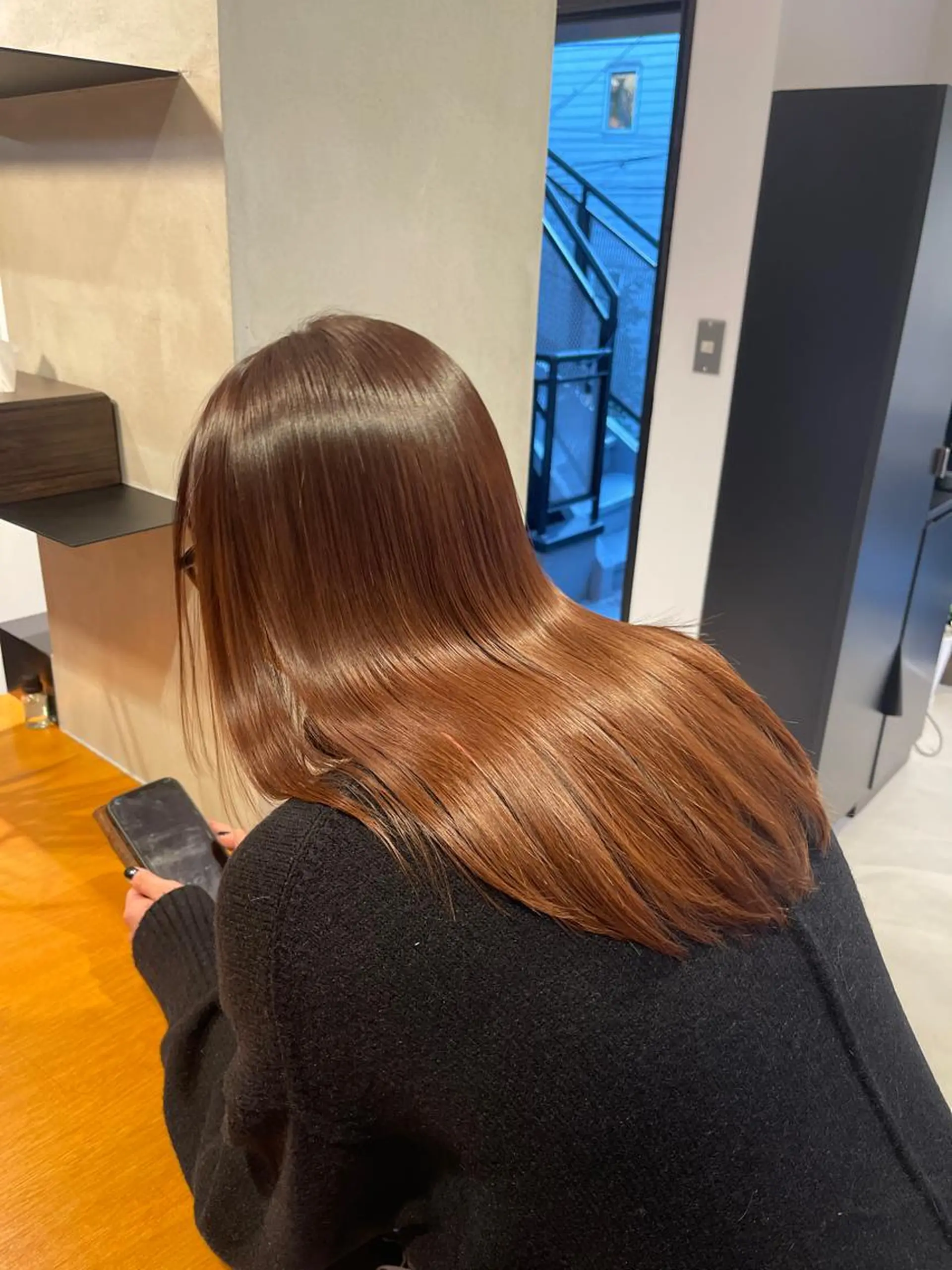 ロング カラー 髪質改善 特別モデル価格 タカシマイッセイのヘアスタイル