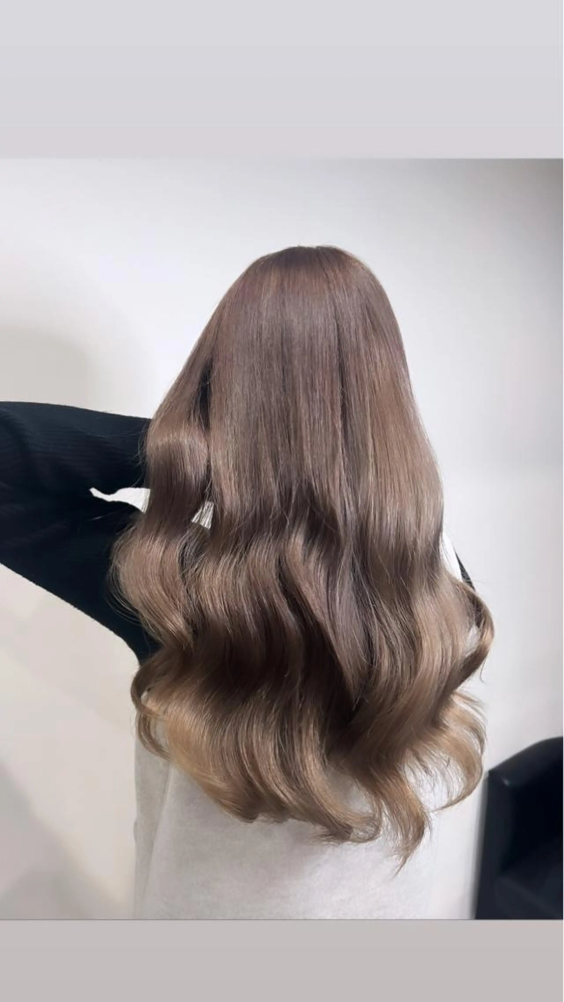 ロング ケアカラー トリートメント ヘアカラー トリートメント YUDU🍊 germe/ジェルムのヘアスタイル