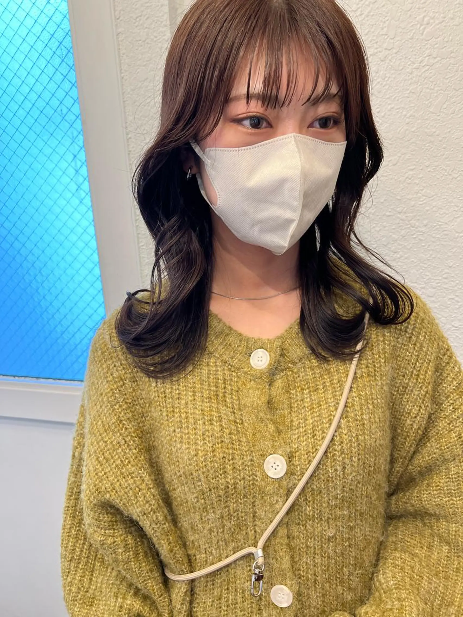 ミディアム 名駅/艶韓国風ヘア miyabiのヘアスタイル