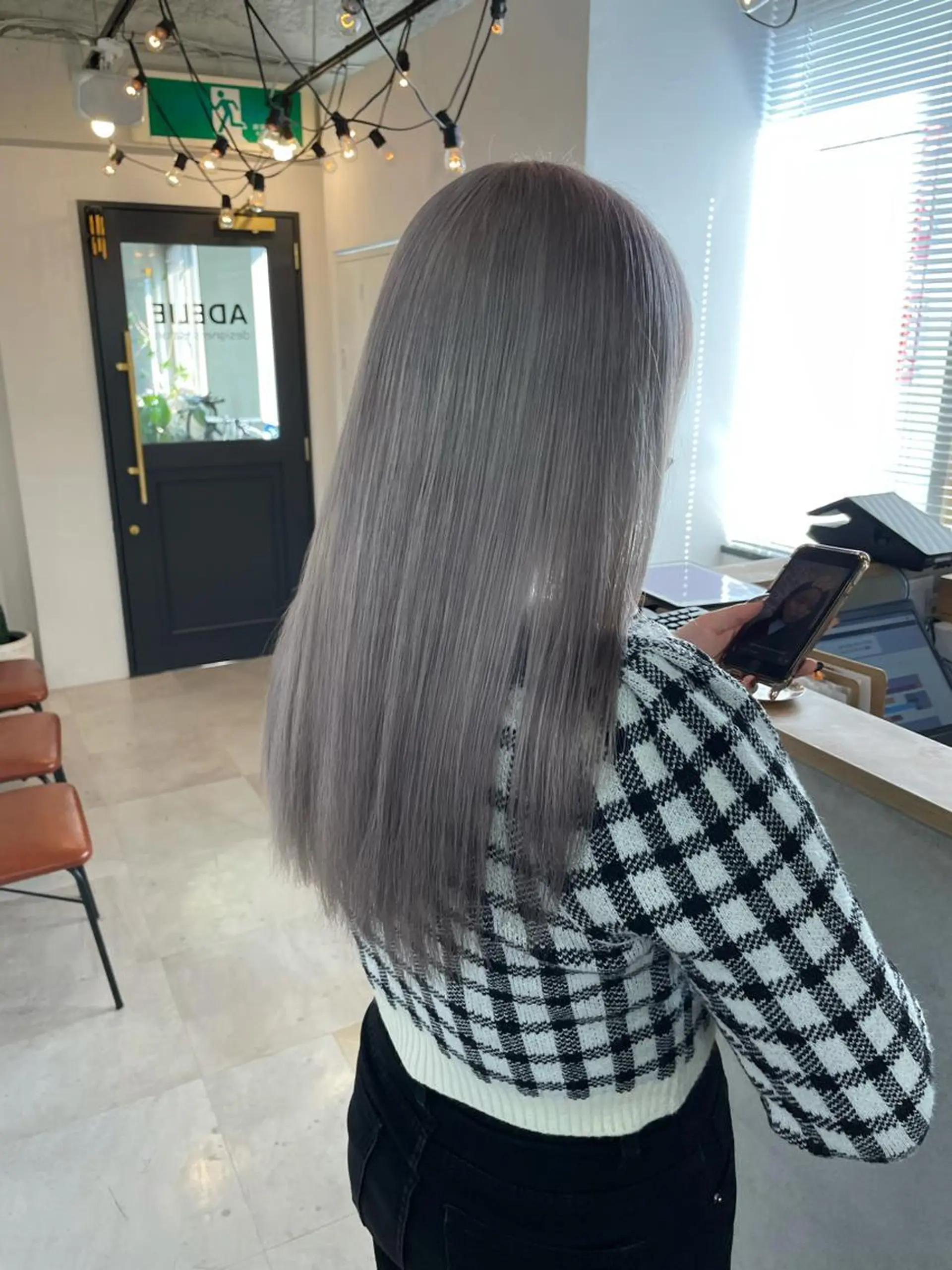 ロング カラー ヘアカラー 難波/心斎橋/ボブ/ 髪質改善/ハイトーンのヘアスタイル