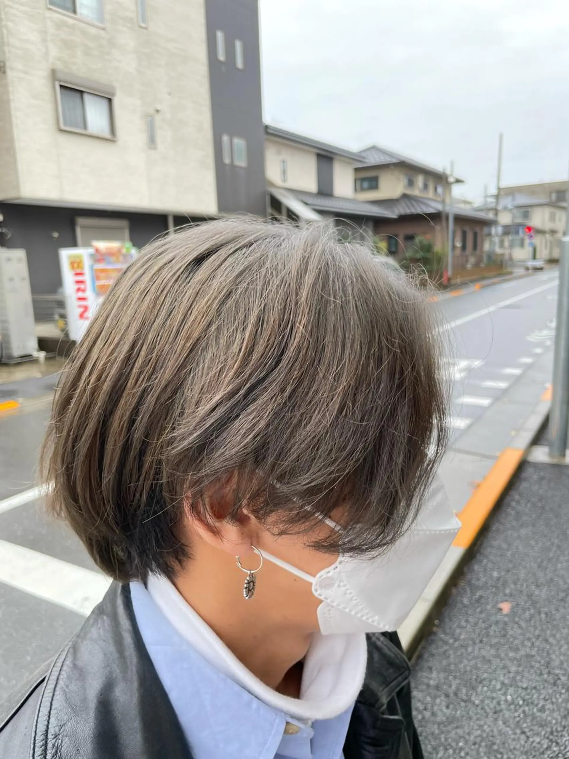 ショート カラー メンズ 透明感カラー デザインカラー🏝️ 須賀汐音のヘアスタイル