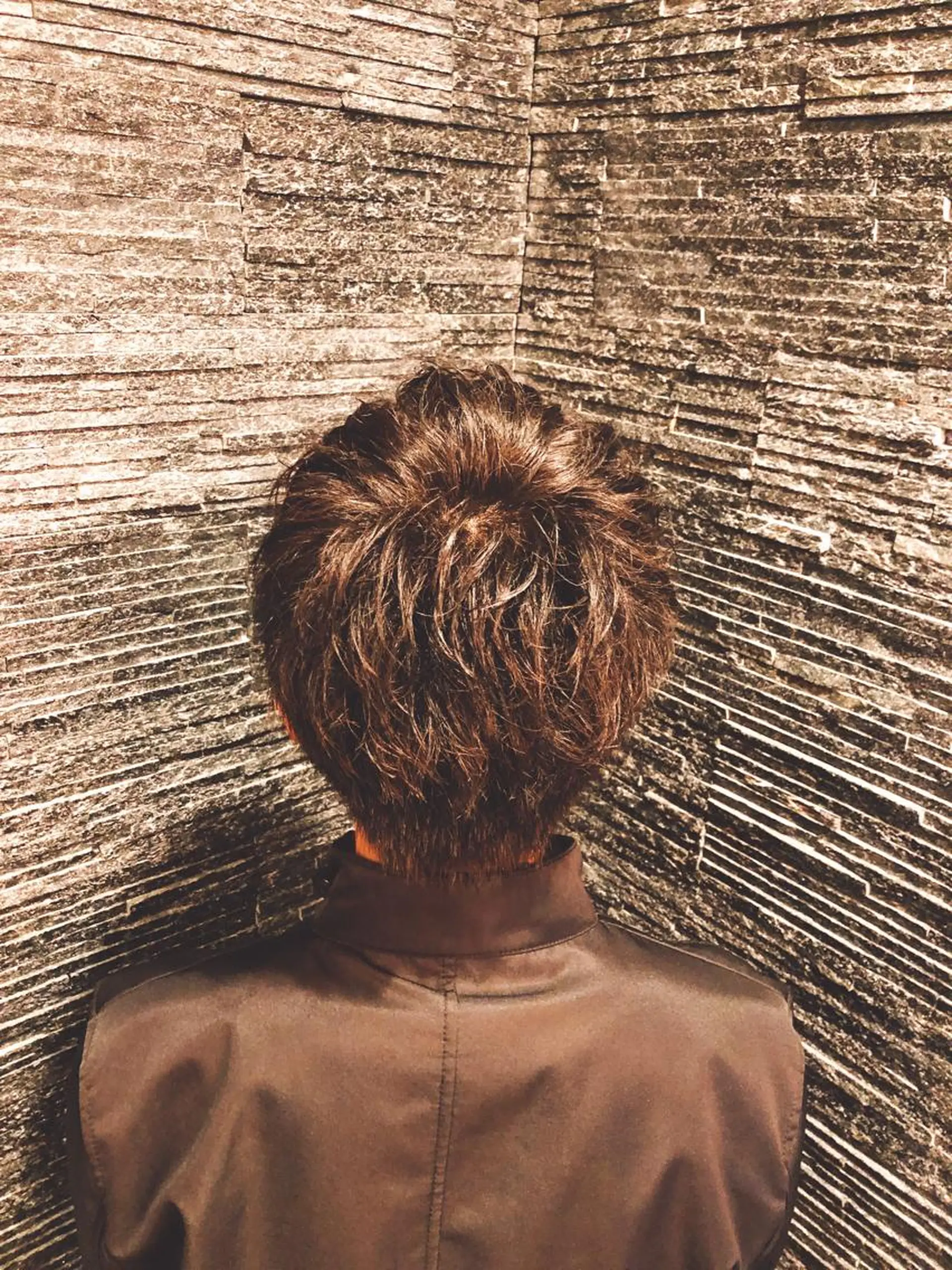 セミロング メンズ ✨メンズカット 無料‼️✨土尾快斗のヘアスタイル