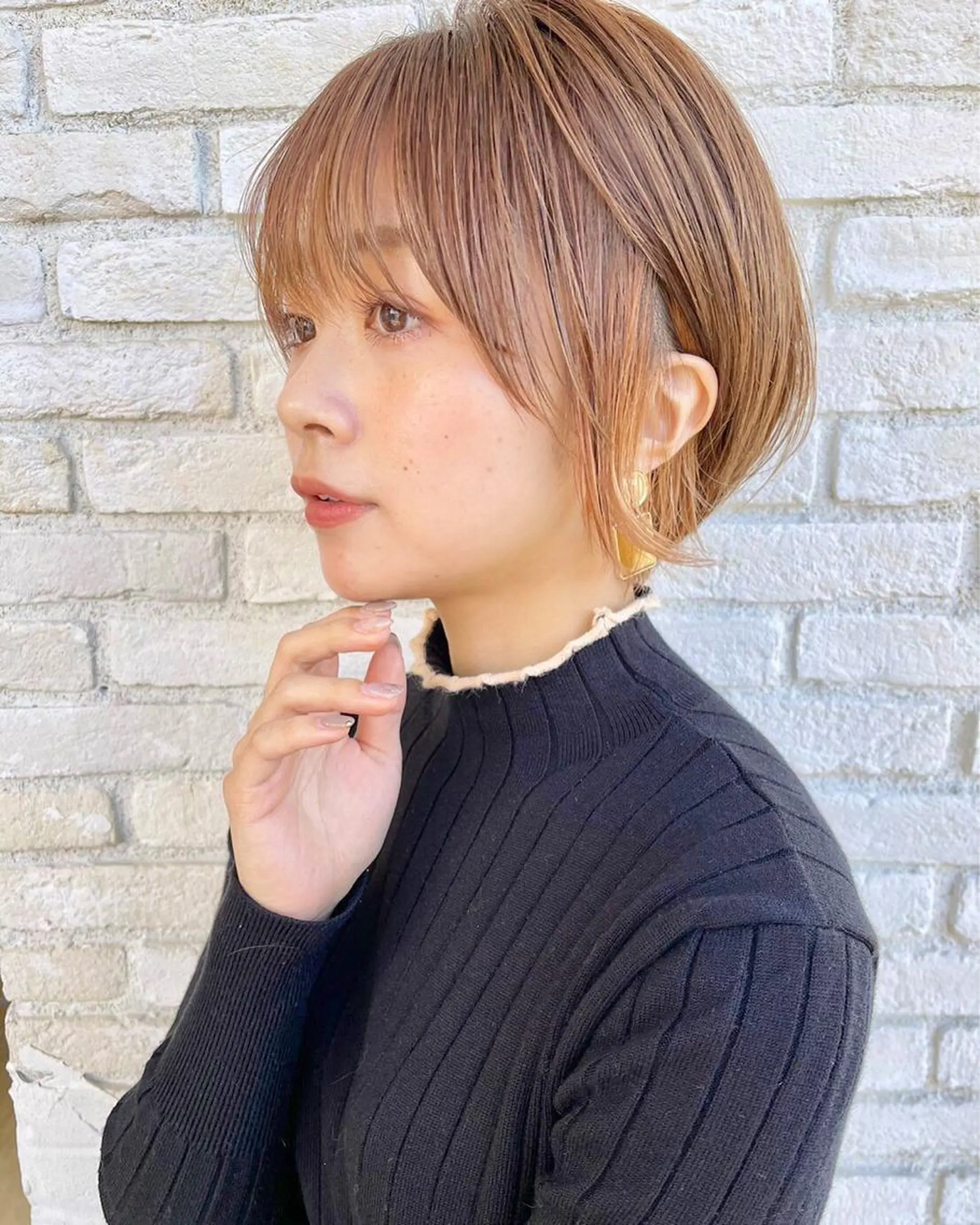 ショート 仙台I韓国レイヤー I髪質改善I伊藤拓海のヘアスタイル