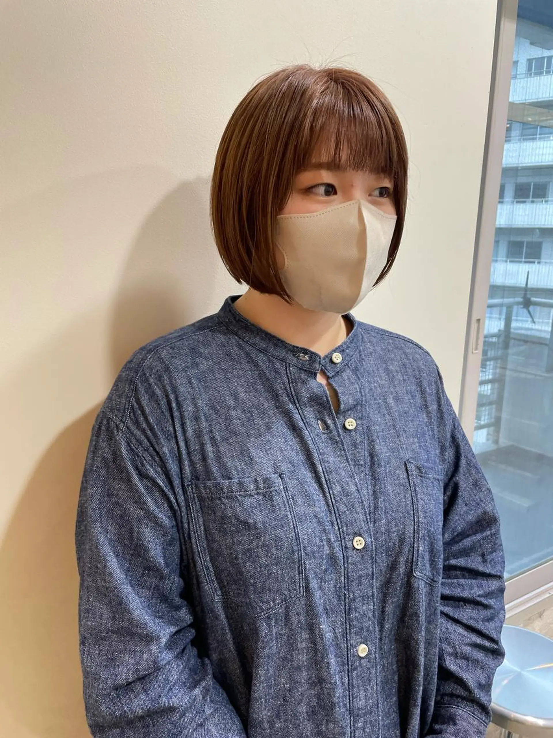 ショート カラー ベージュカラー ラベンダーカラー ヘアカラー トリートメント MIOベージュカラー 柔らかいカラーのヘアスタイル