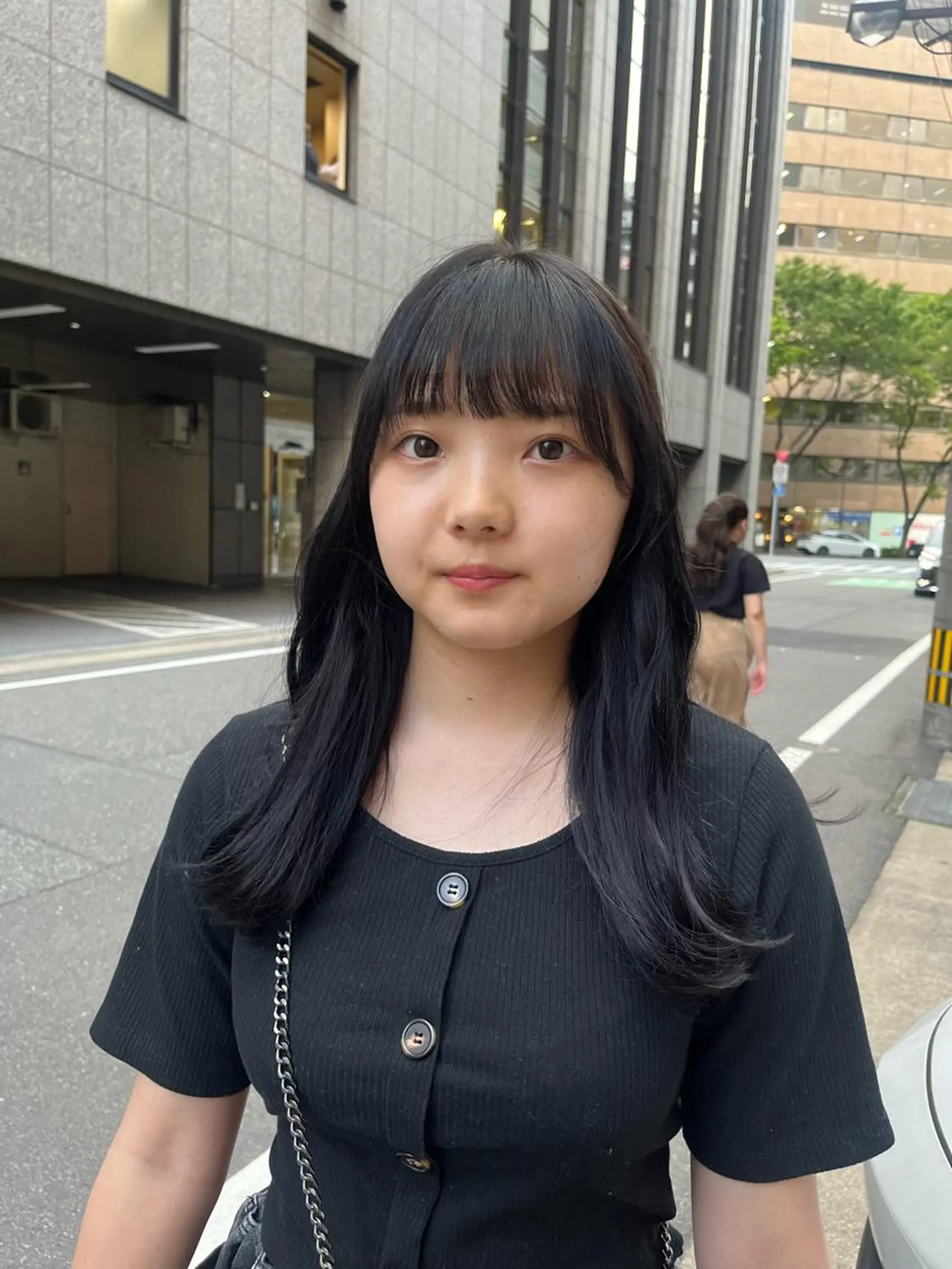 カラー こまつばらみお/レイ ヤー/ダブルカラーのヘアスタイル