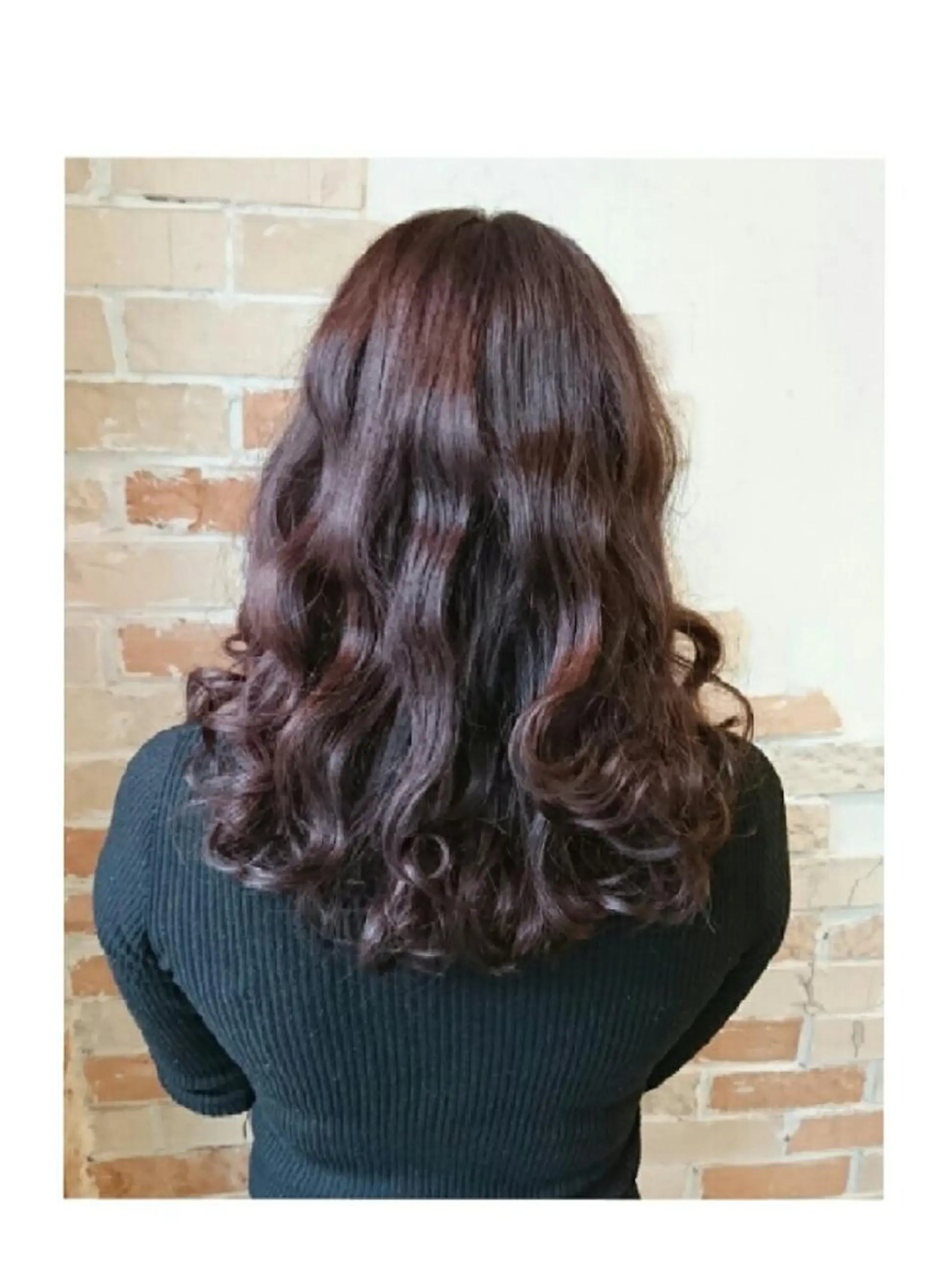 ロング カラー JIL BLAN 京都所属・RU RIのヘアスタイル