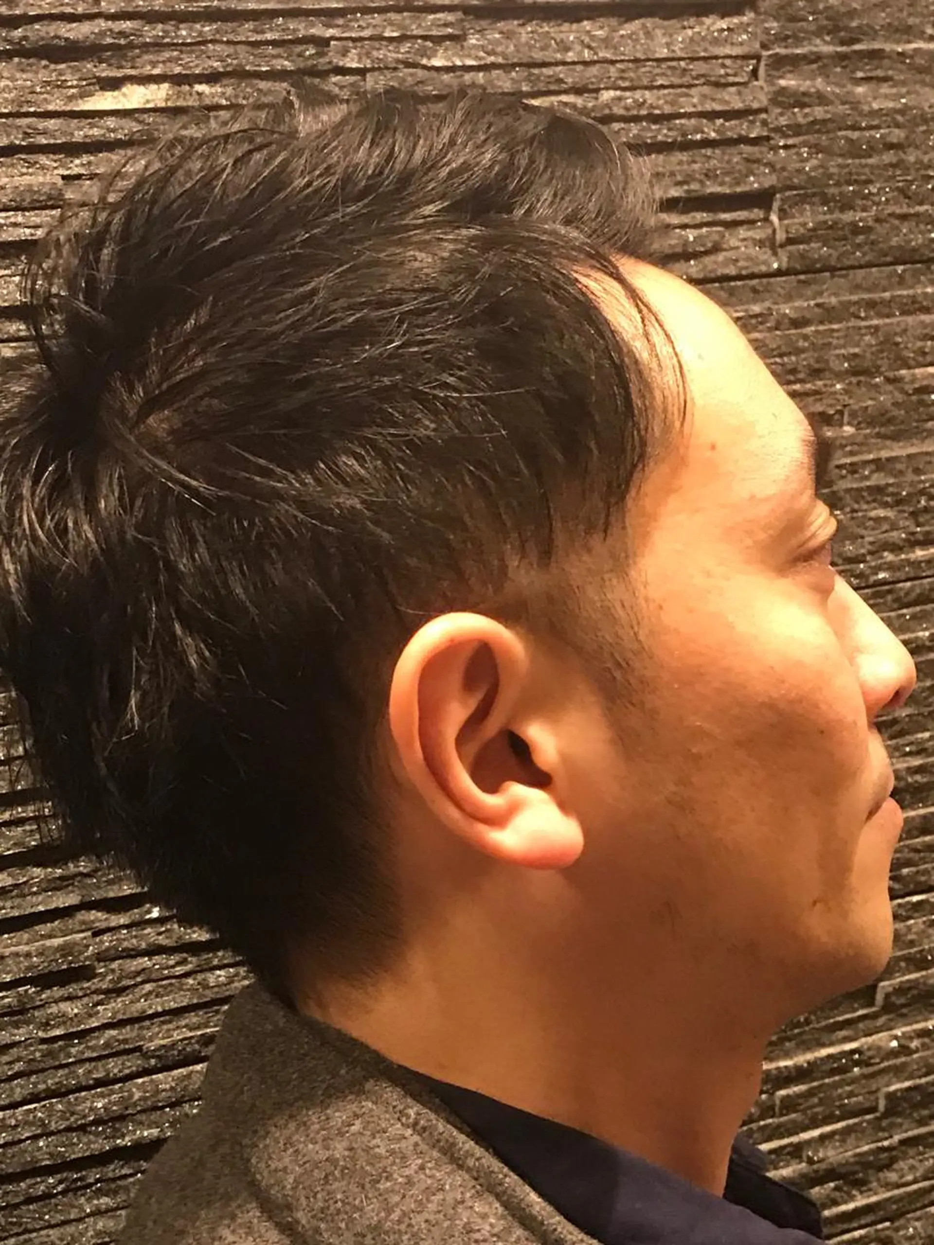 ショート カット パーマ 深夜23時まで営業 OR BARBERのヘアスタイル
