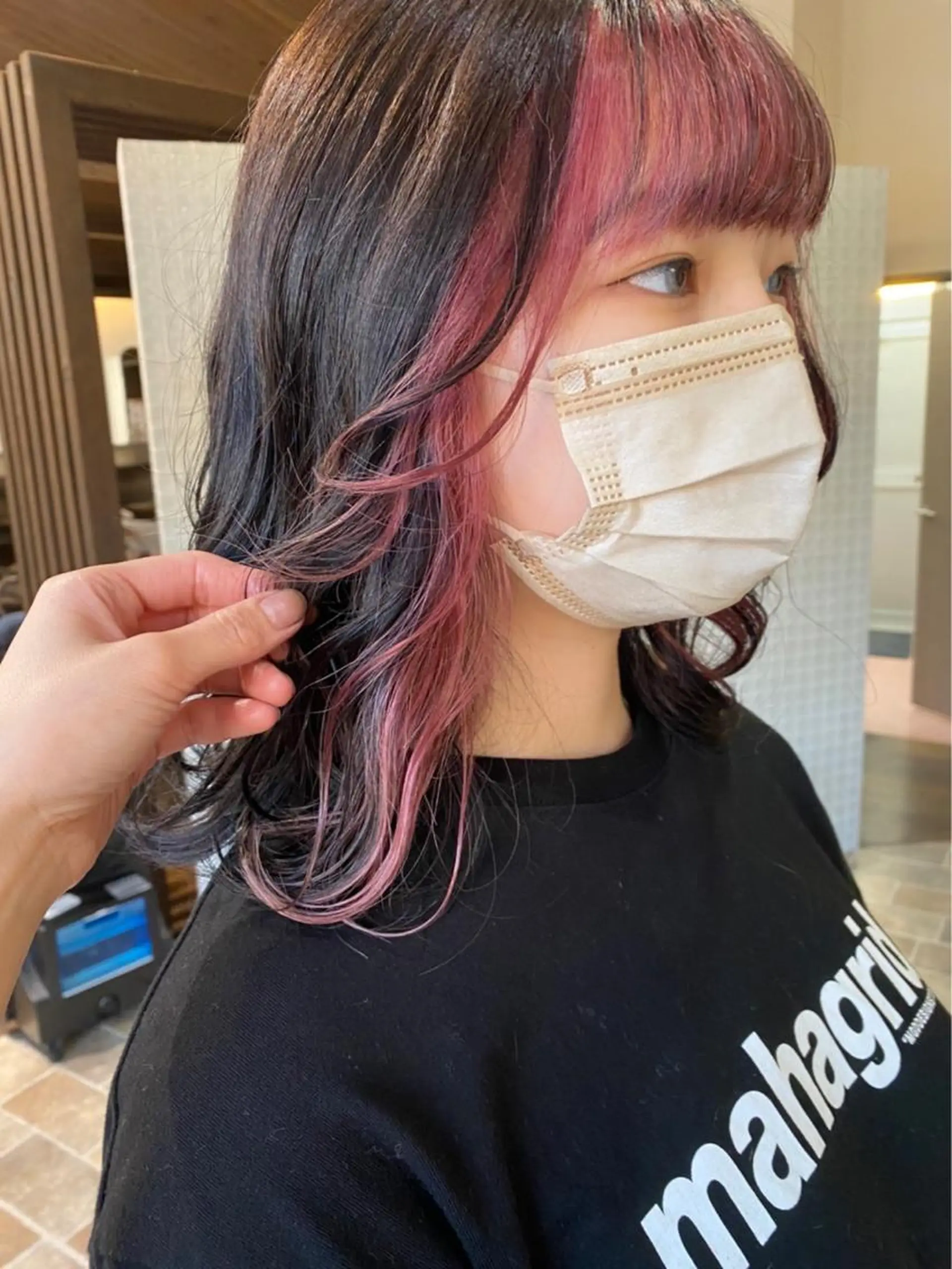 ロング 加藤 泰地のヘアスタイル