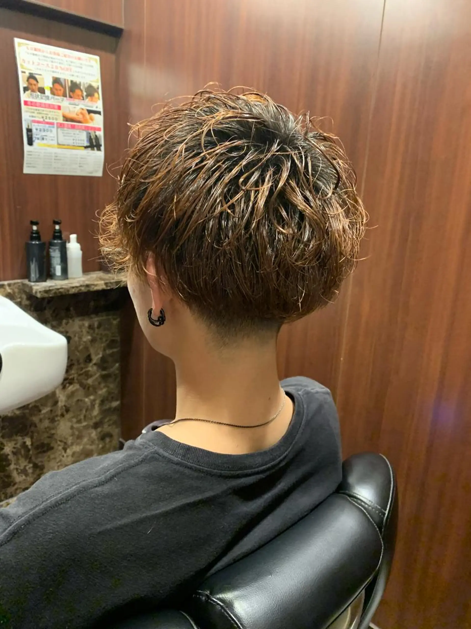 ショート メンズ 羽木 隆徒のヘアスタイル