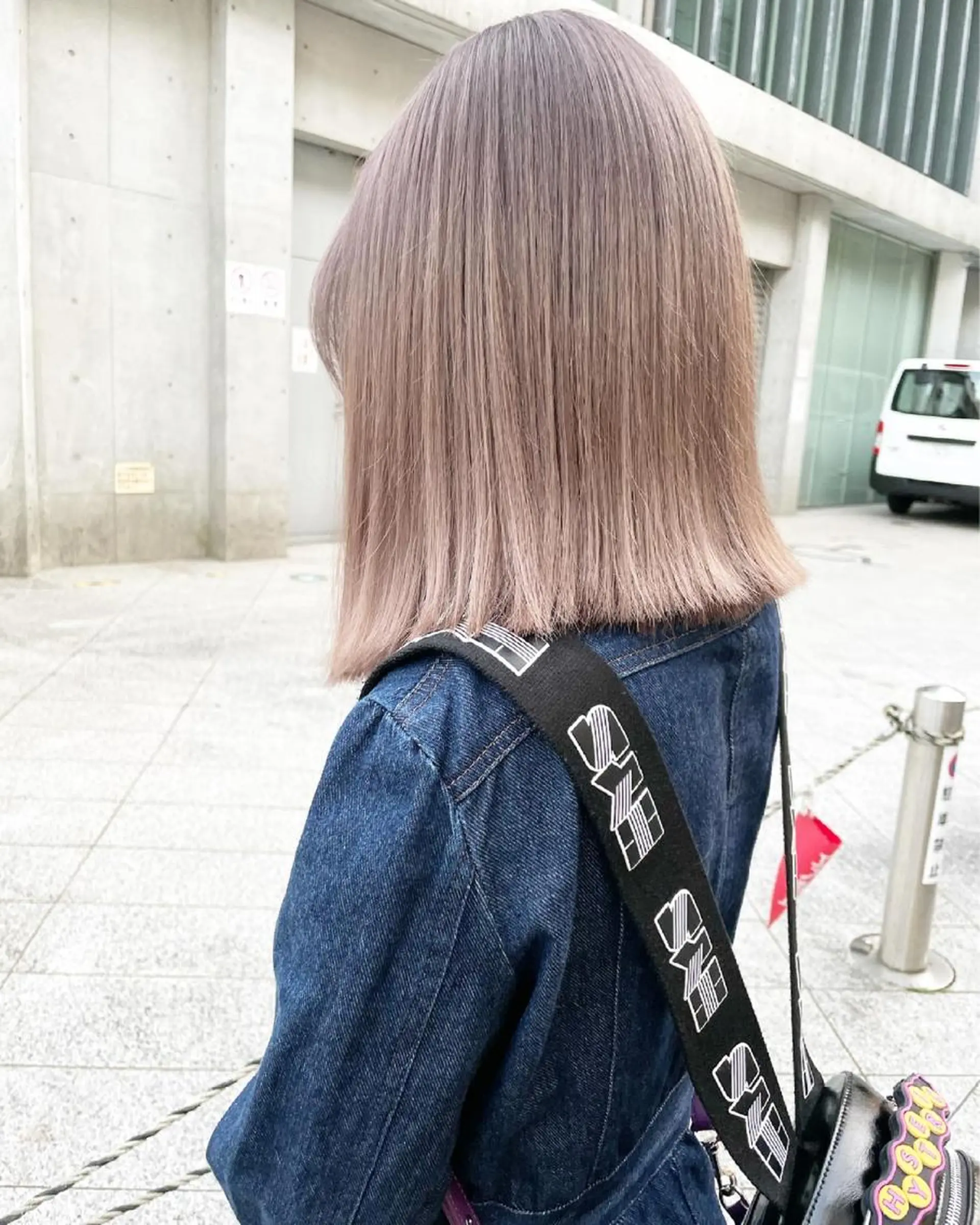 ミディアム カラー 👩🏻ボブ/ 髪質改善ダブルカラーのヘアスタイル