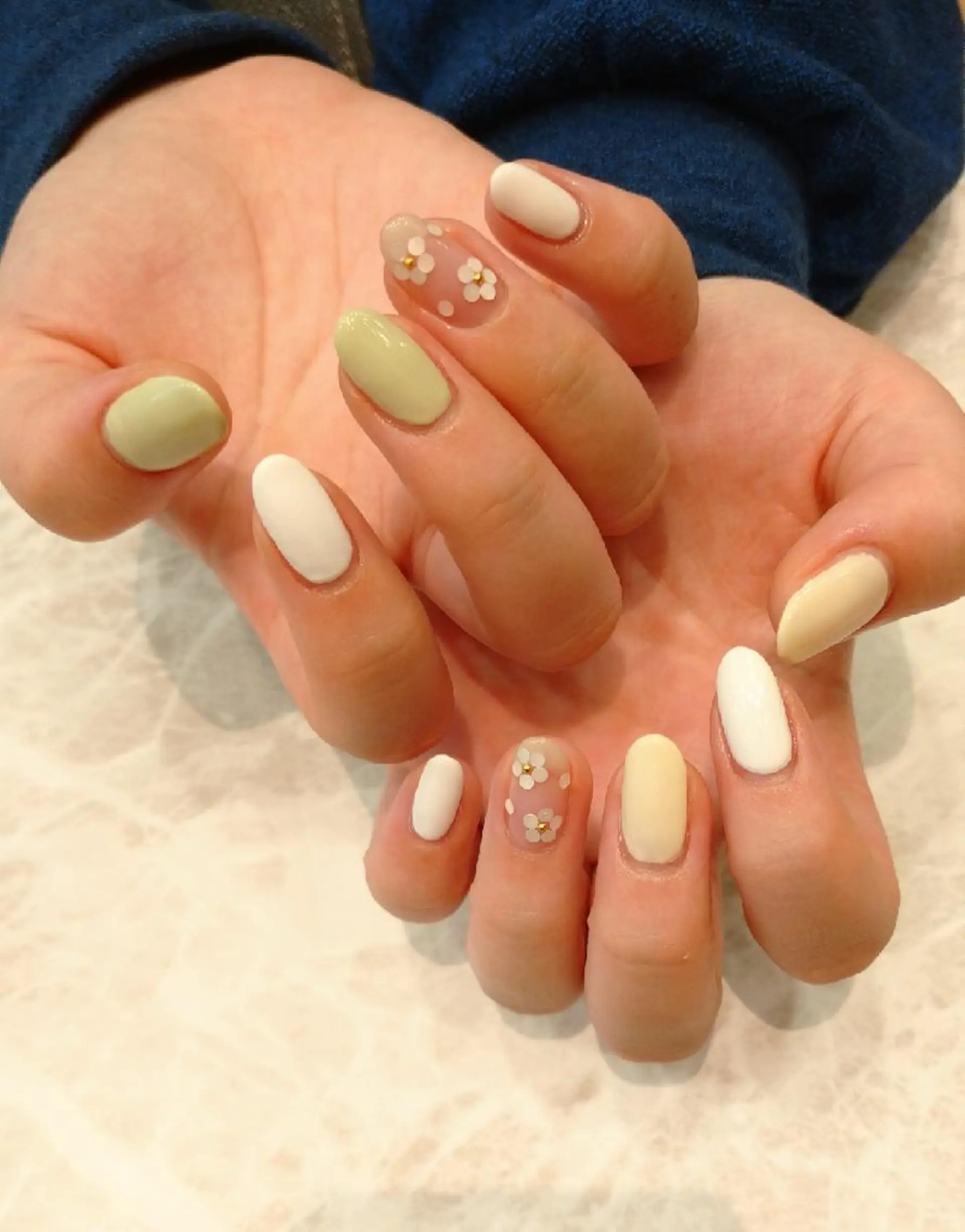 ネイル パステルネイル 春ネイル ハンドネイル 會田 瑠衣のネイルデザイン
