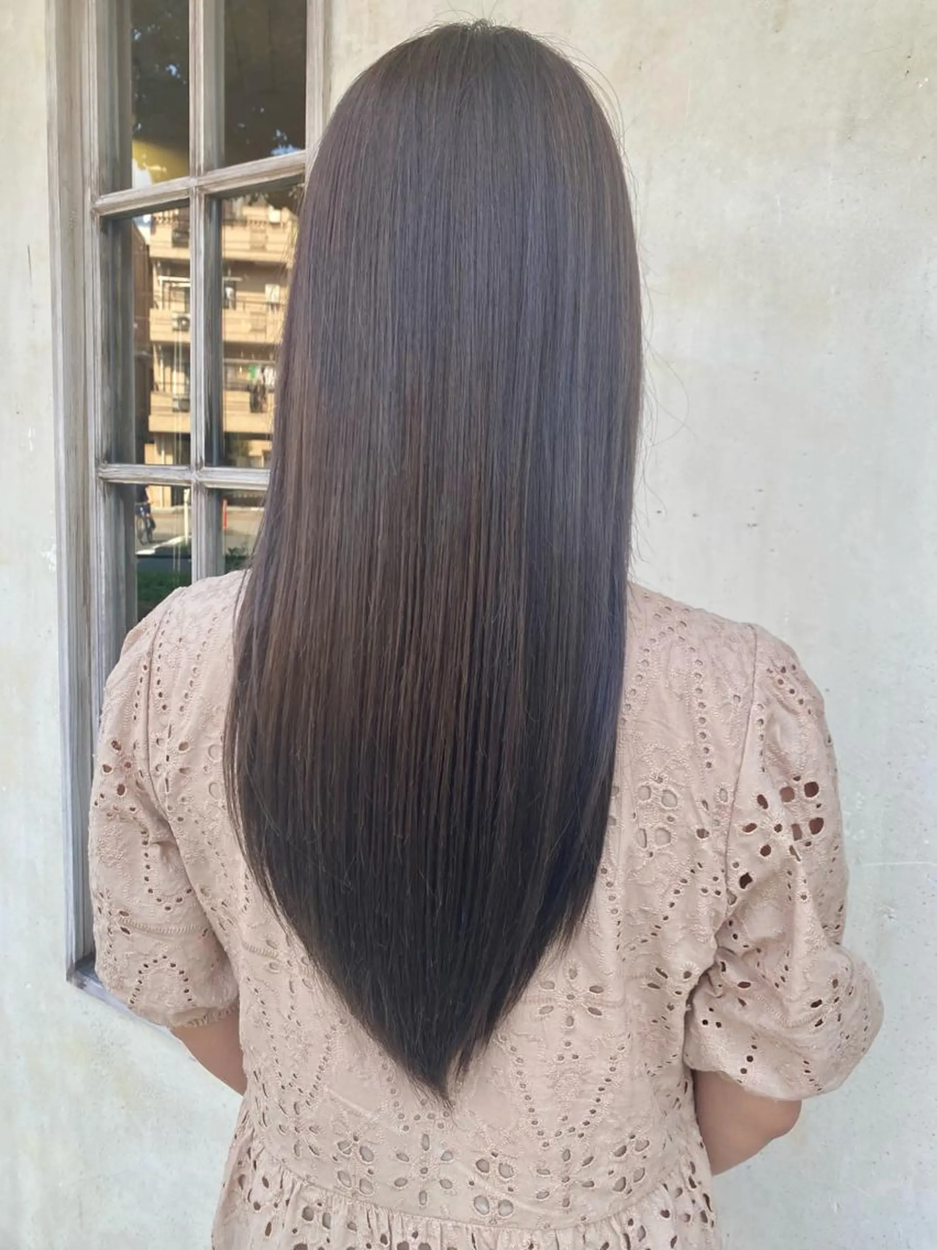 ロング カラー アッシュ ラベンダーカラー ラベンダーアッシュ Kasuga Sayuriのヘアスタイル