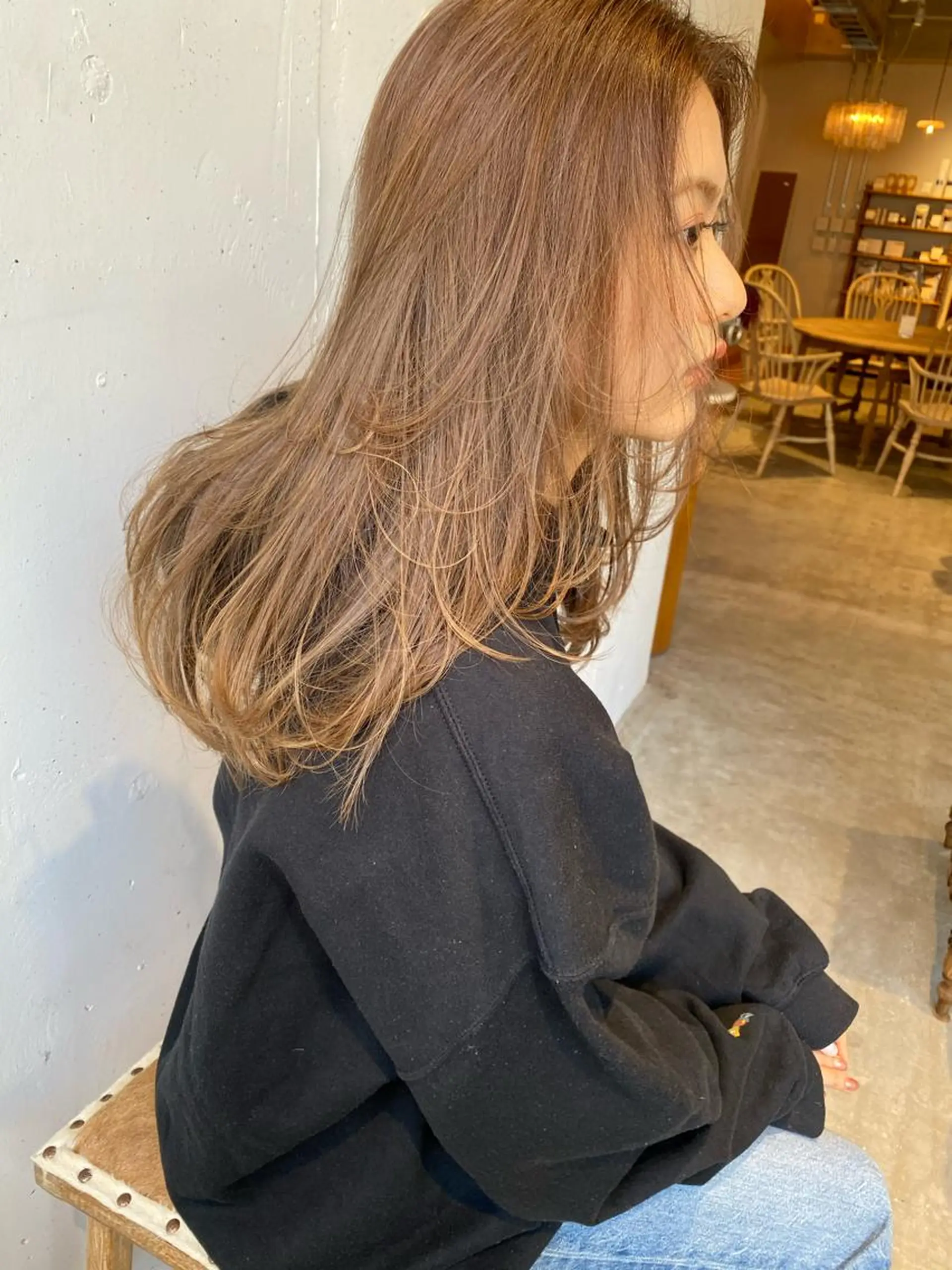 ロング カラー Pia ツボイ ケイタのヘアスタイル