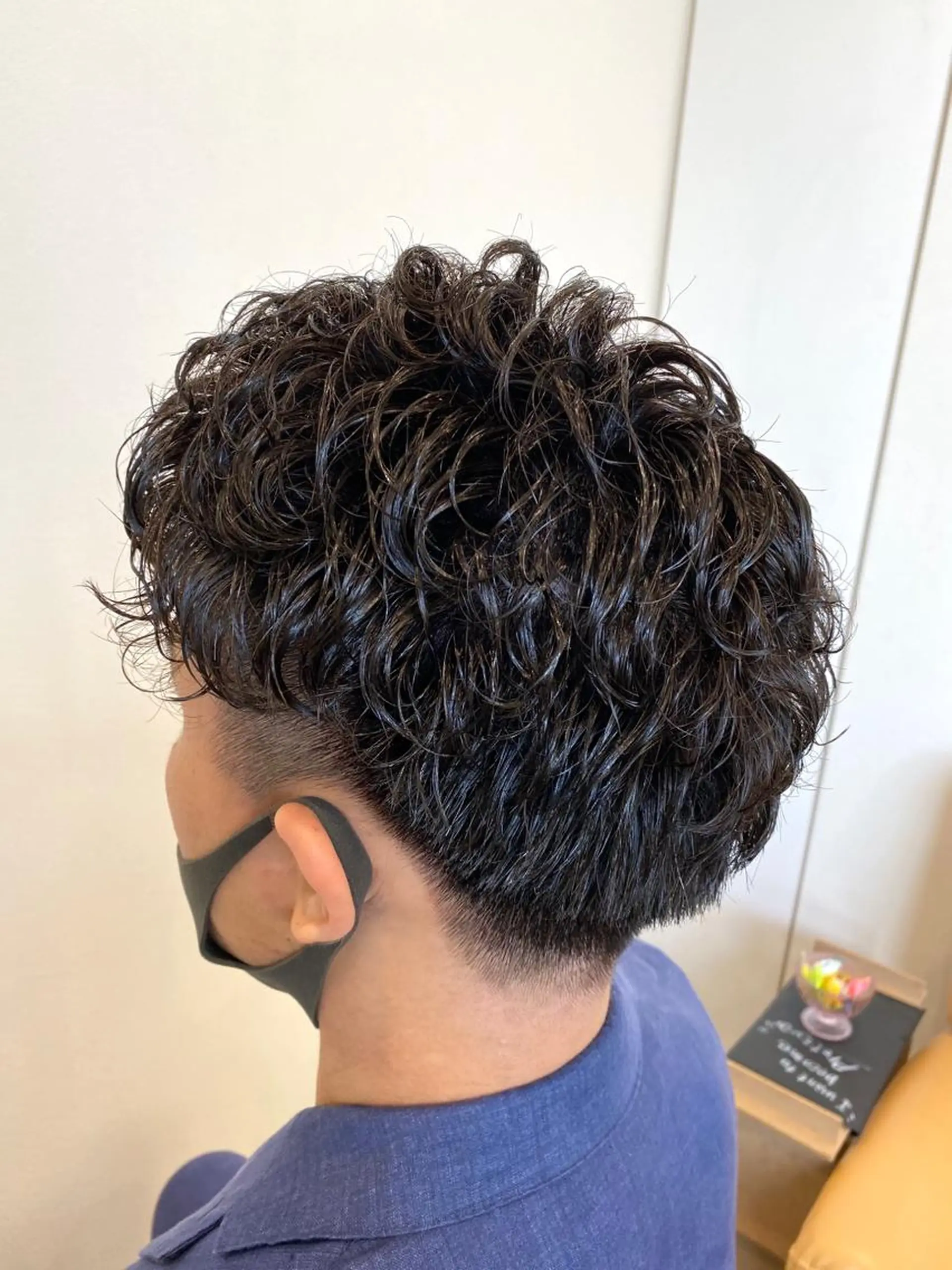 パーマ メンズ 阿部 響香のヘアスタイル