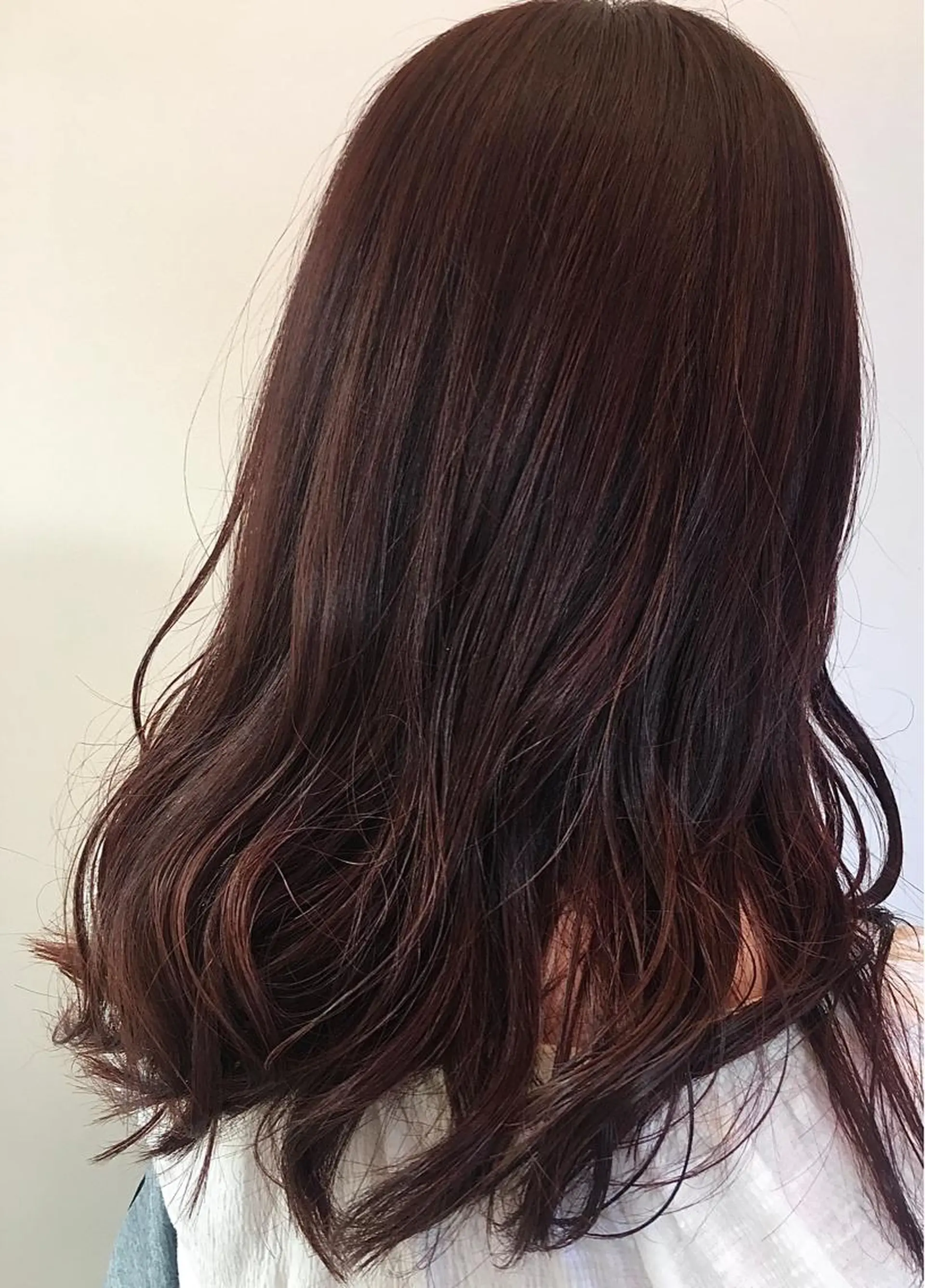 セミロング カラー 似合わせ×透明感 カラー🤍MAOのヘアスタイル