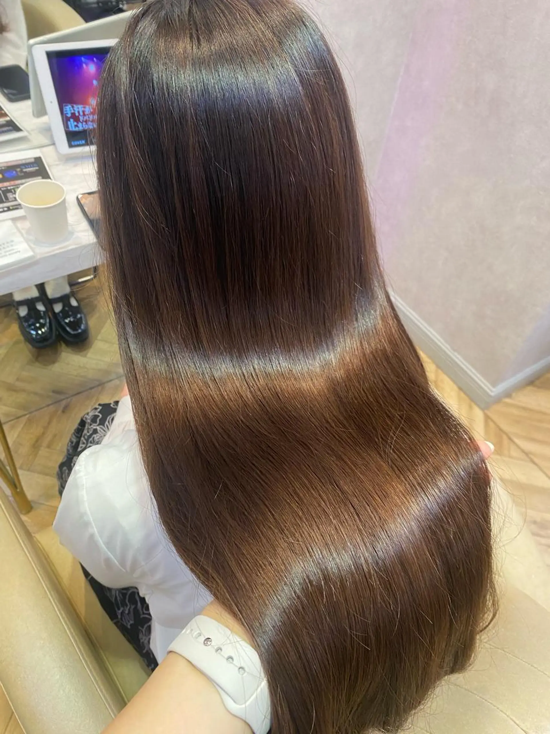 ロング 上品♡韓国レイヤー 🤍のの🤍のヘアスタイル