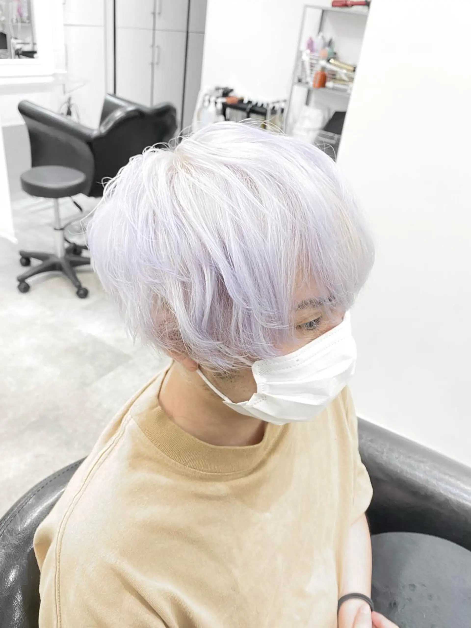 ショート カラー ブリーチ BOOMBOX所属・パーソナルカラー診断 ホワイトカラー美座尊のその他イメージ