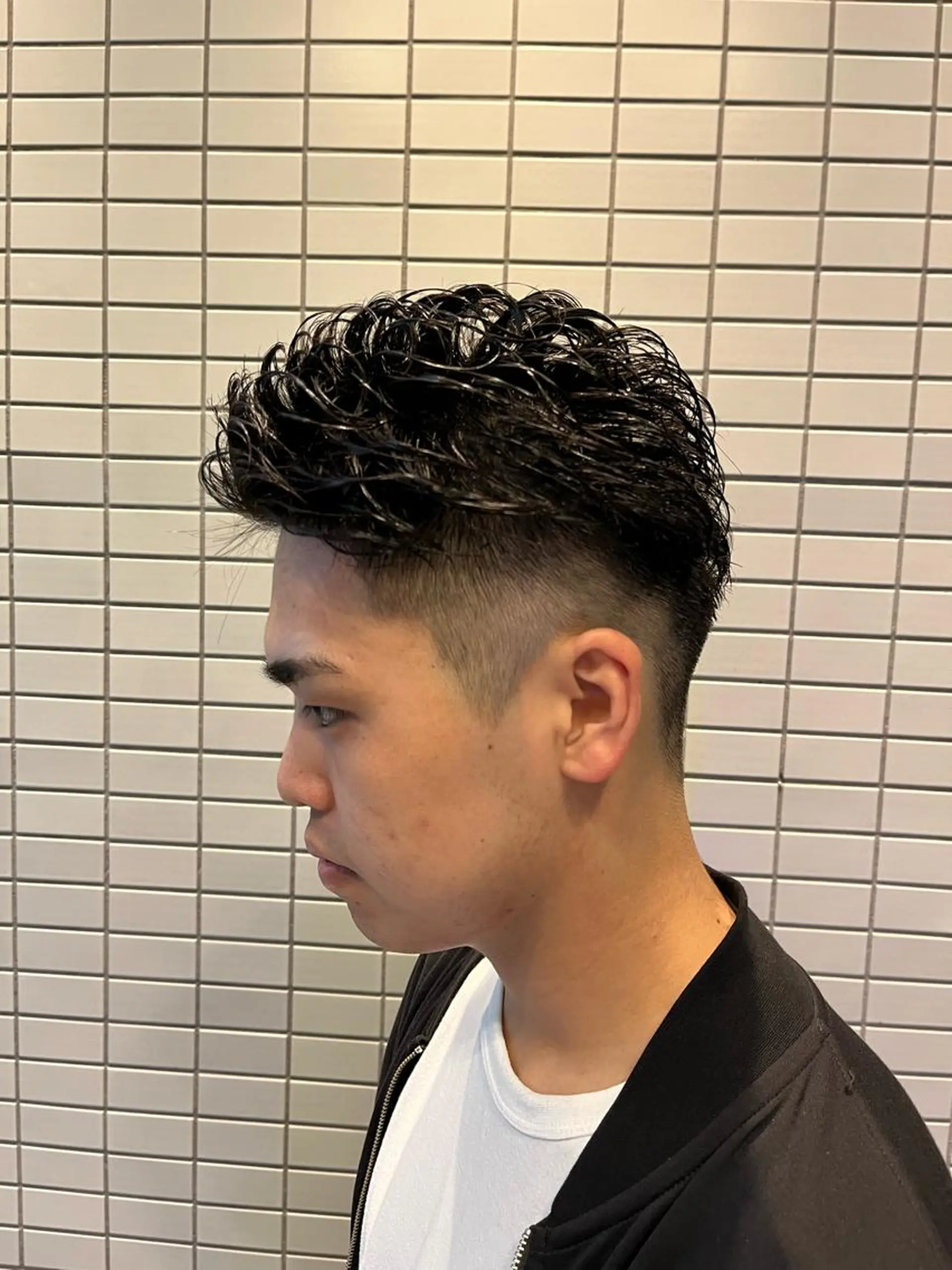 ショート カラー パーマ メンズ カット パーマ トリートメント ヘアセット 🏆メンズヘア特化 🥇代表りんぺーのヘアスタイル