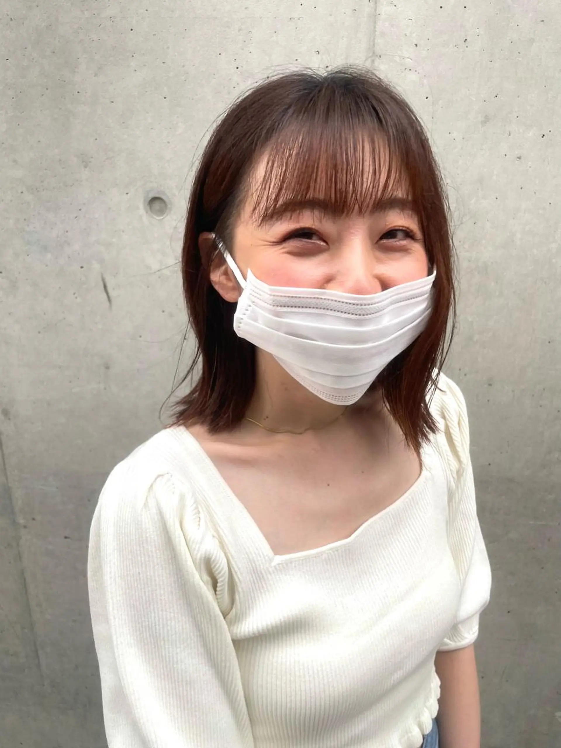 ミディアム KA SU MIのヘアスタイル