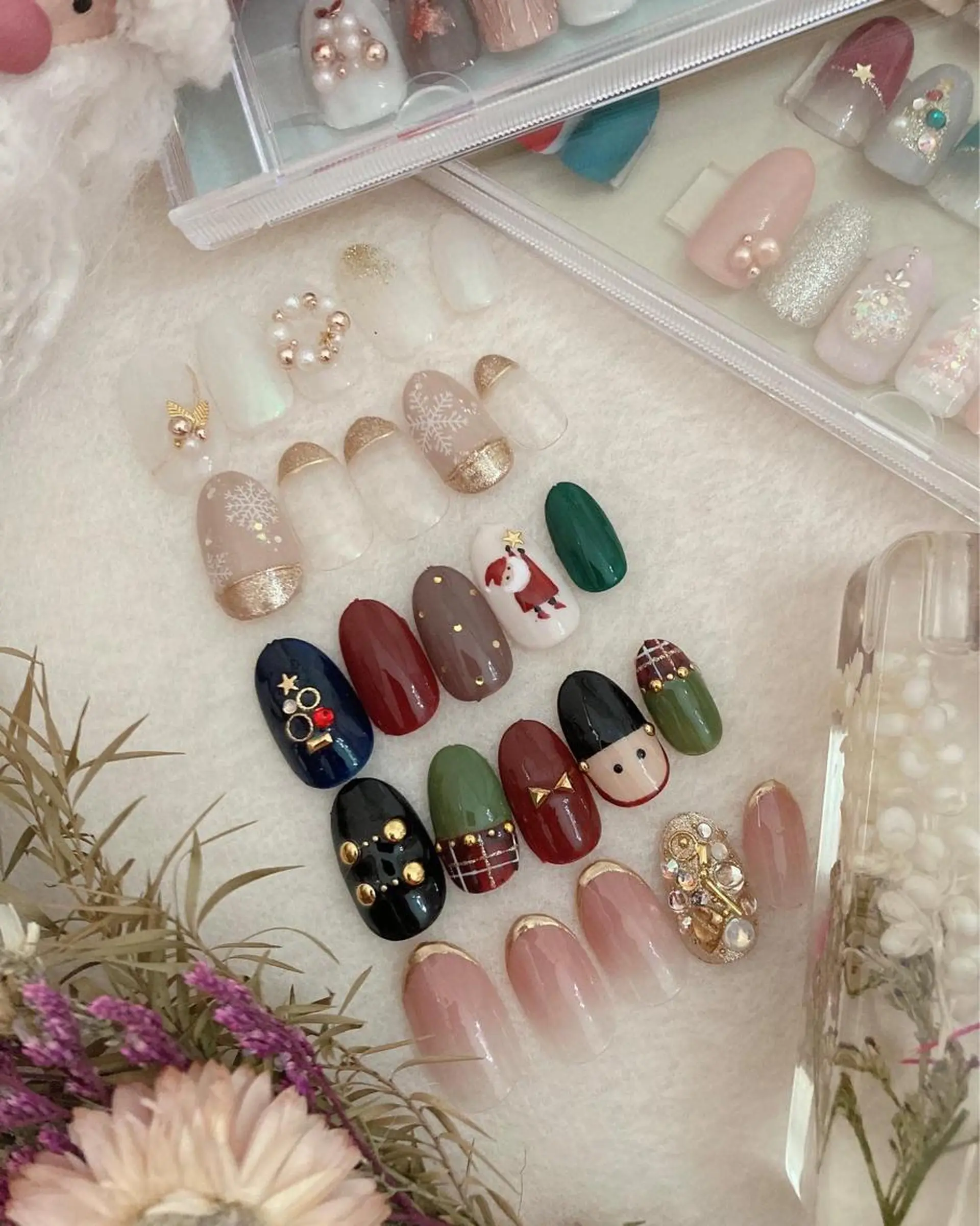 ネイル 冬ネイル クリスマス 山田 美紀のネイルデザイン