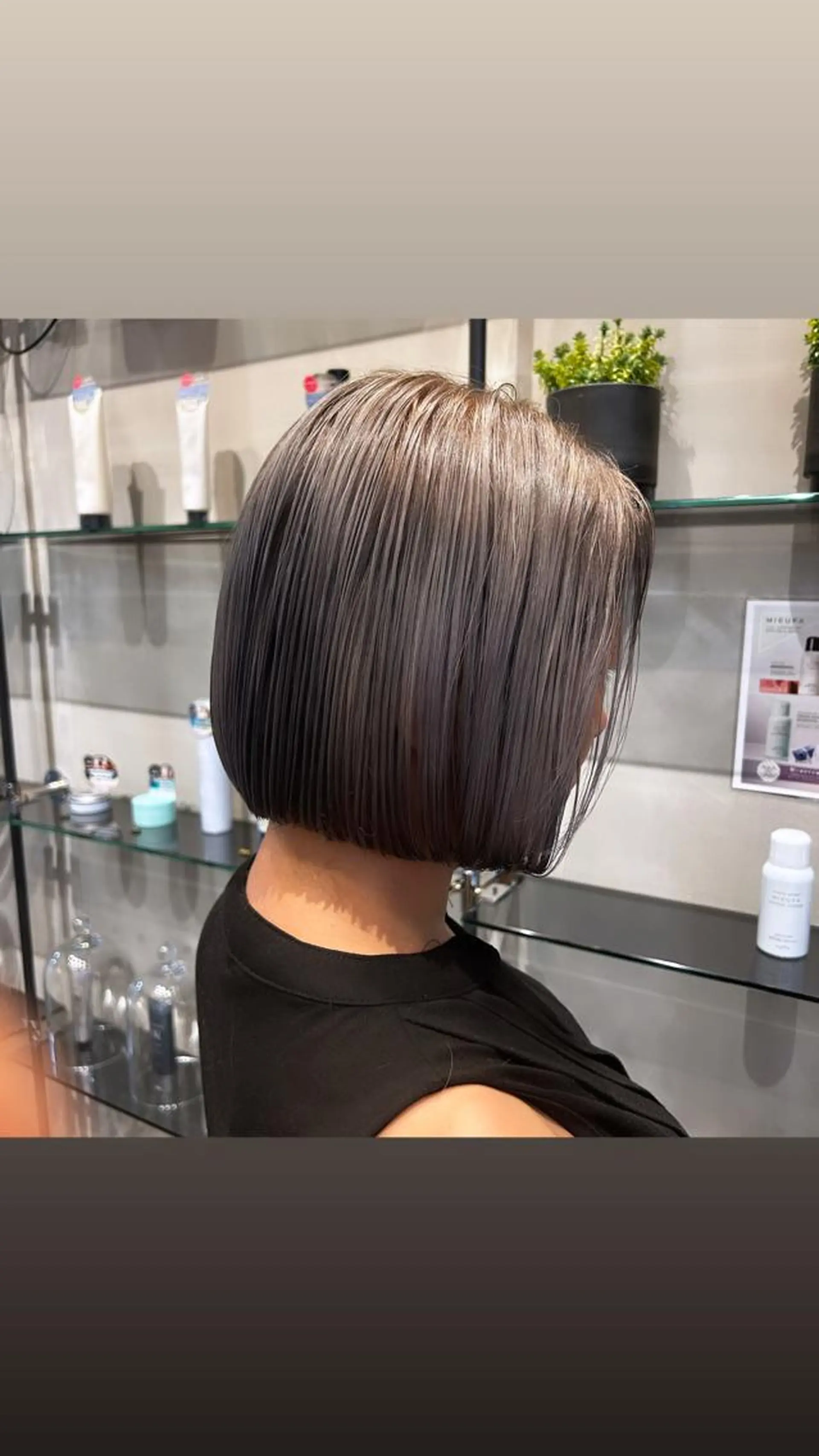 ショート 似合わせレイヤー・ボ ブ タナカ レイヤのヘアスタイル