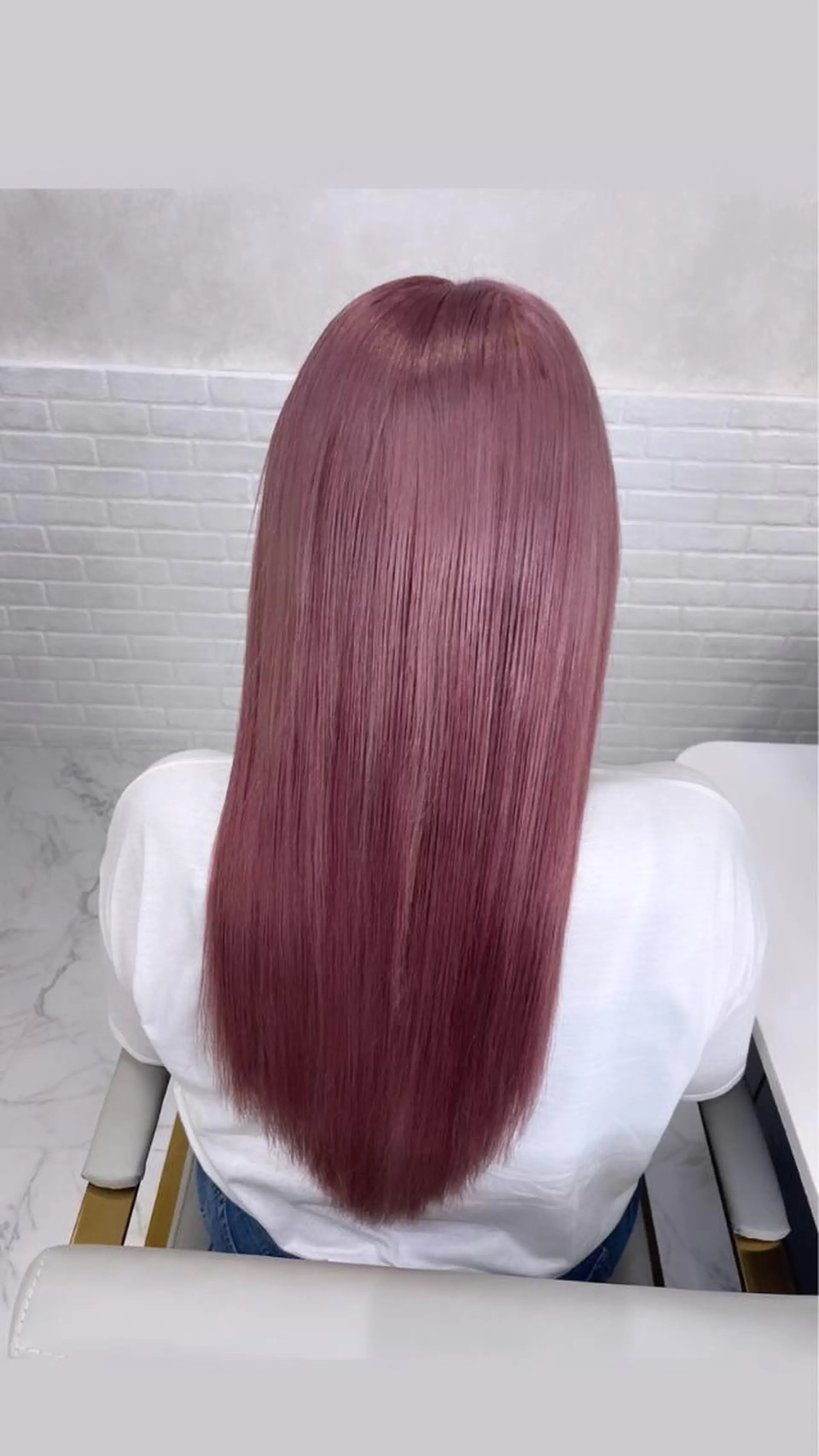 ミディアム エクステ Wistell 渋谷 ASUKAのヘアスタイル