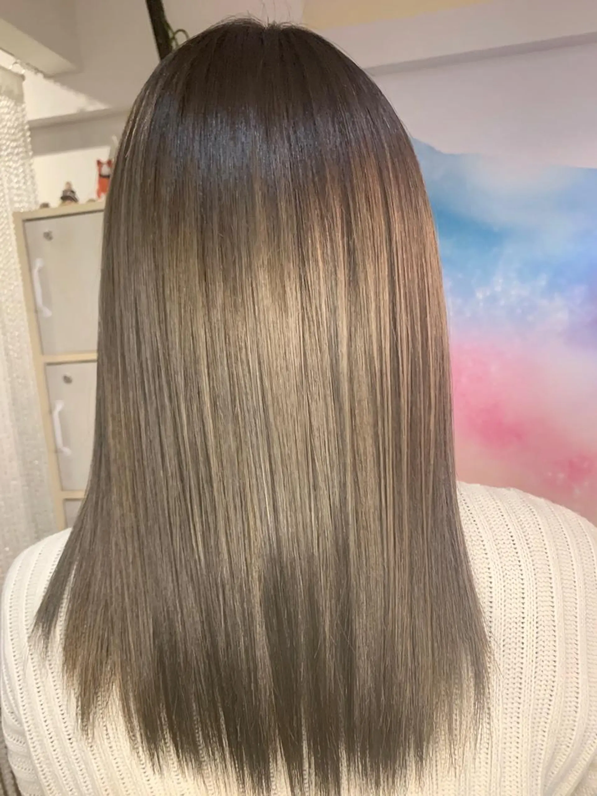 ミディアム トリートメント カット ヘアカラー トリートメント Welila by haku所属・yoshihara yuukiのヘアスタイル