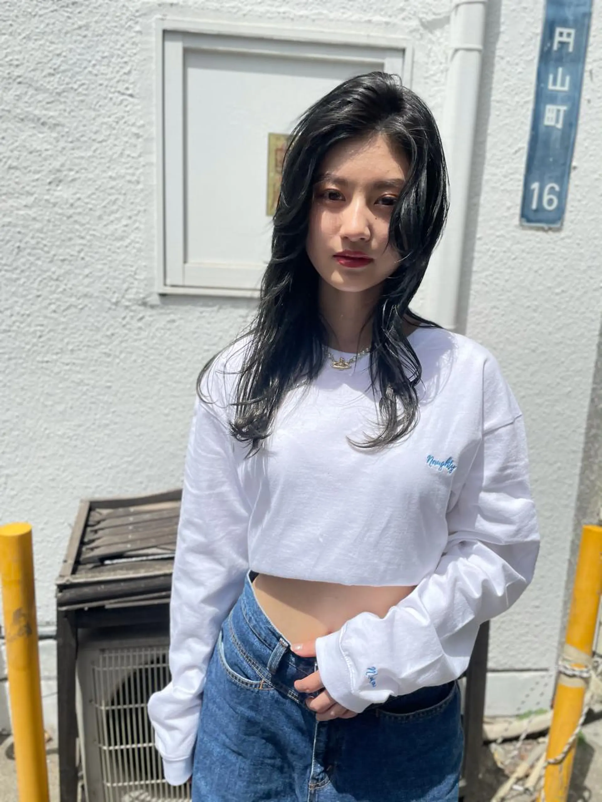 ミディアム カラー 韓国ヘア 店長NEGIのヘアスタイル