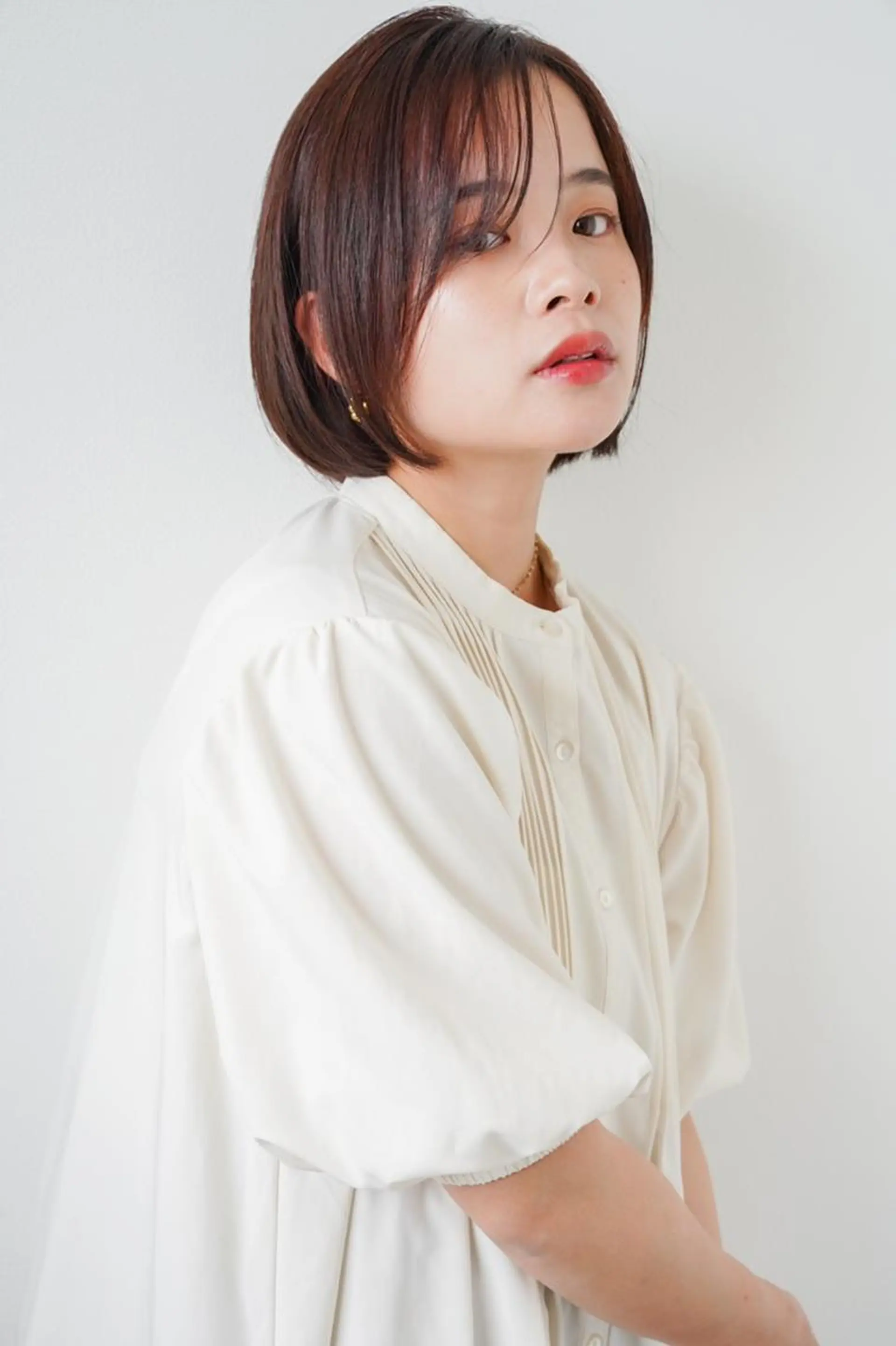 カラー パーマ ヘアアレンジ ミディアム 大石 隼也のヘアスタイル