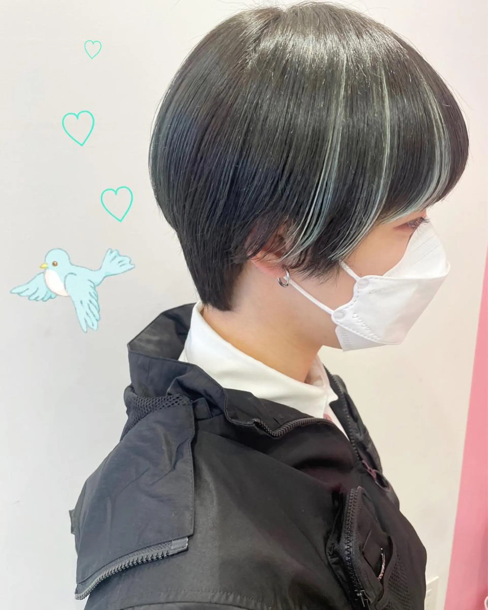 ショート メンズ シールエクステ エクステ 新宿駅近♡個室 ♡関口三都季🌜のヘアスタイル