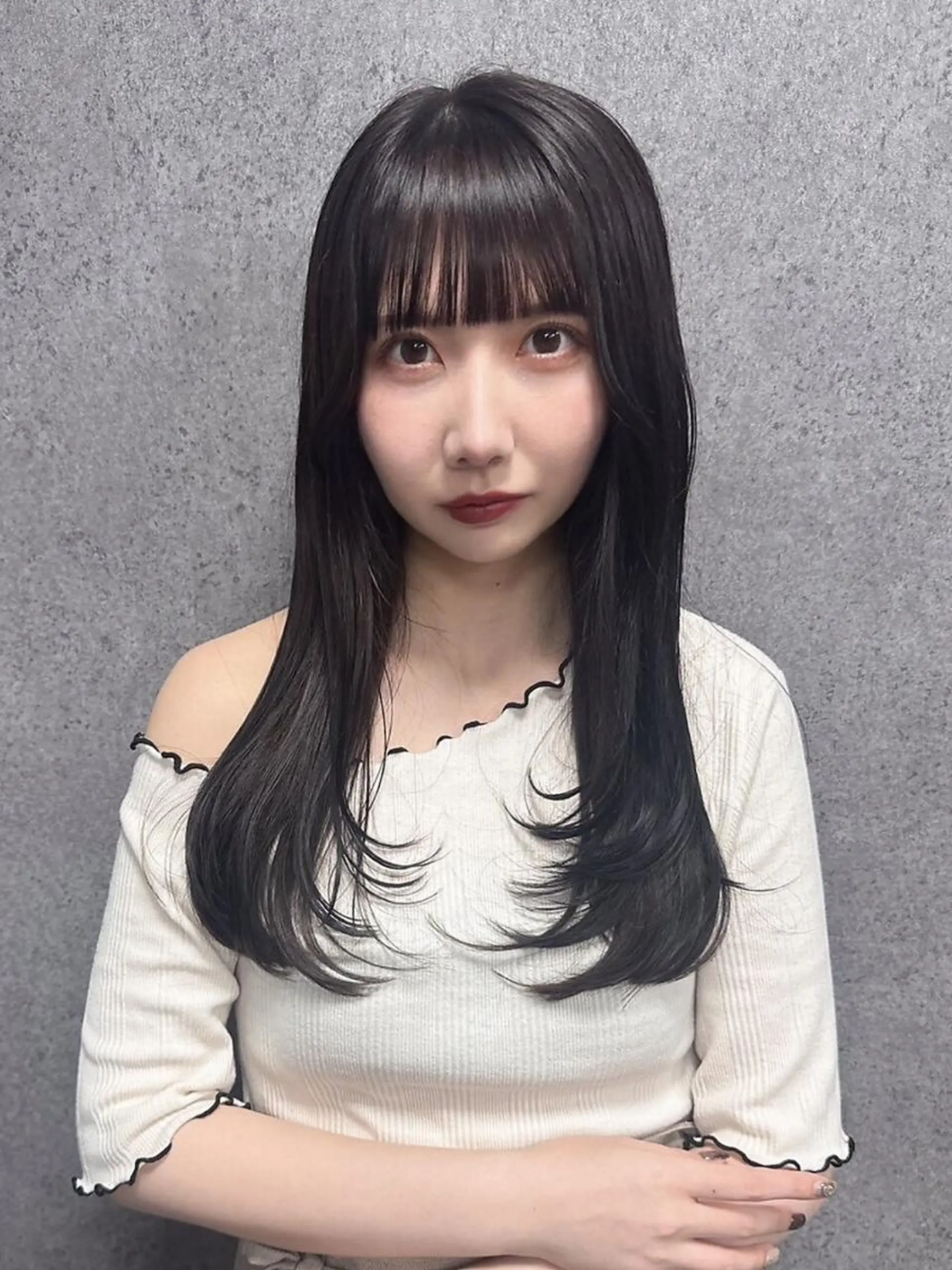 セミロング カラー &.TIGRE SmartSalonのヘアスタイル