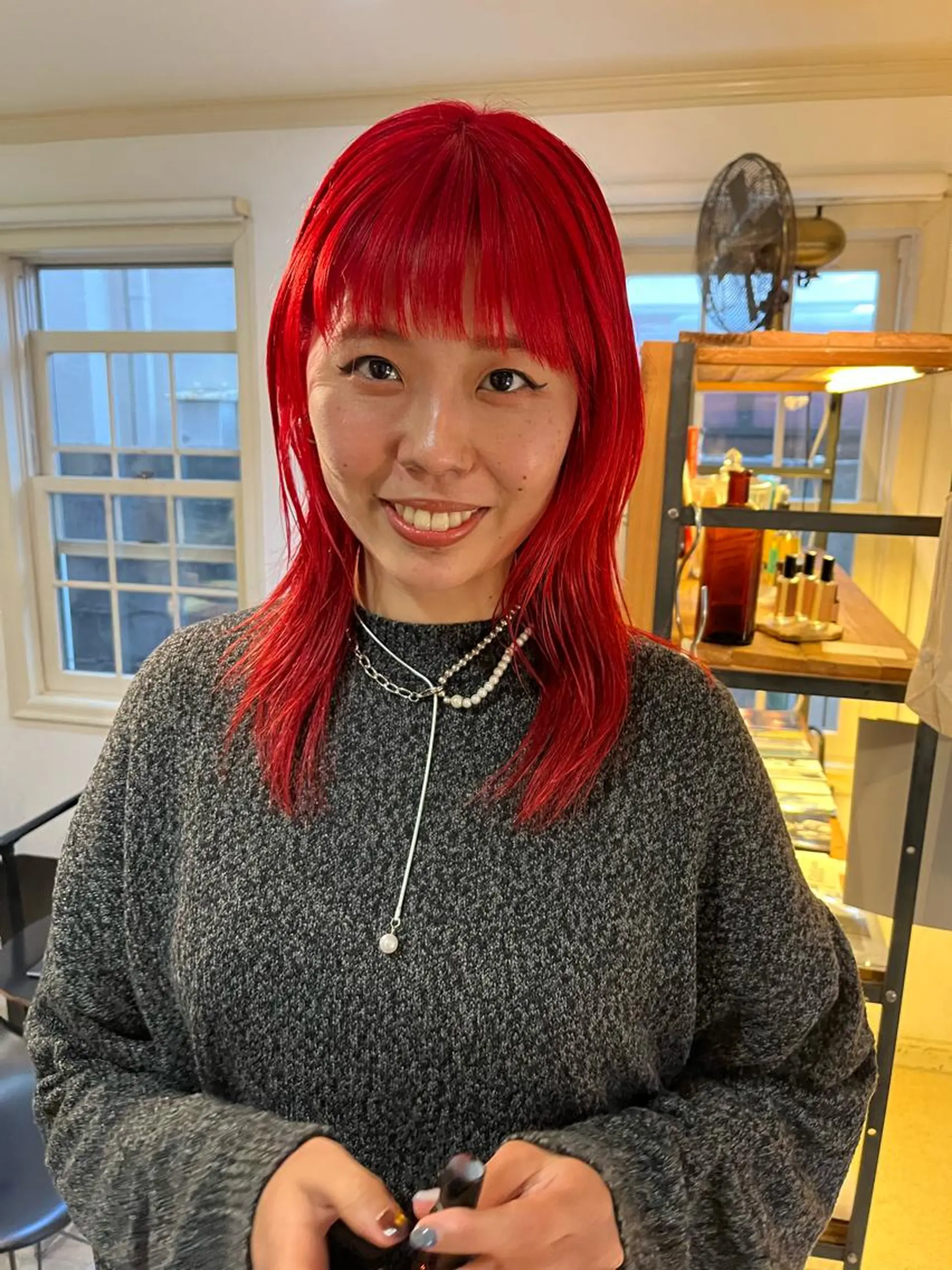 セミロング カラー カット ヘアカラー eri kinjoのヘアスタイル