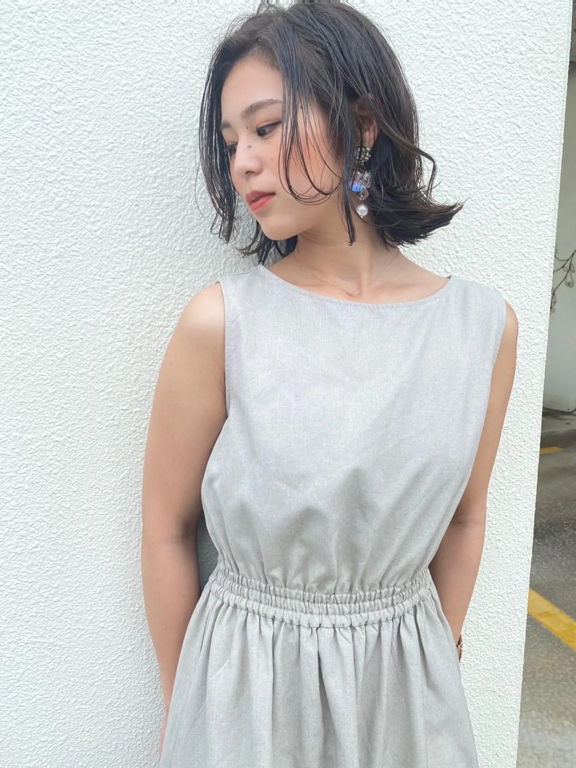 ミディアム カラー イルミナカラー カット ヘアカラー トリートメント grand juteのヘアスタイル