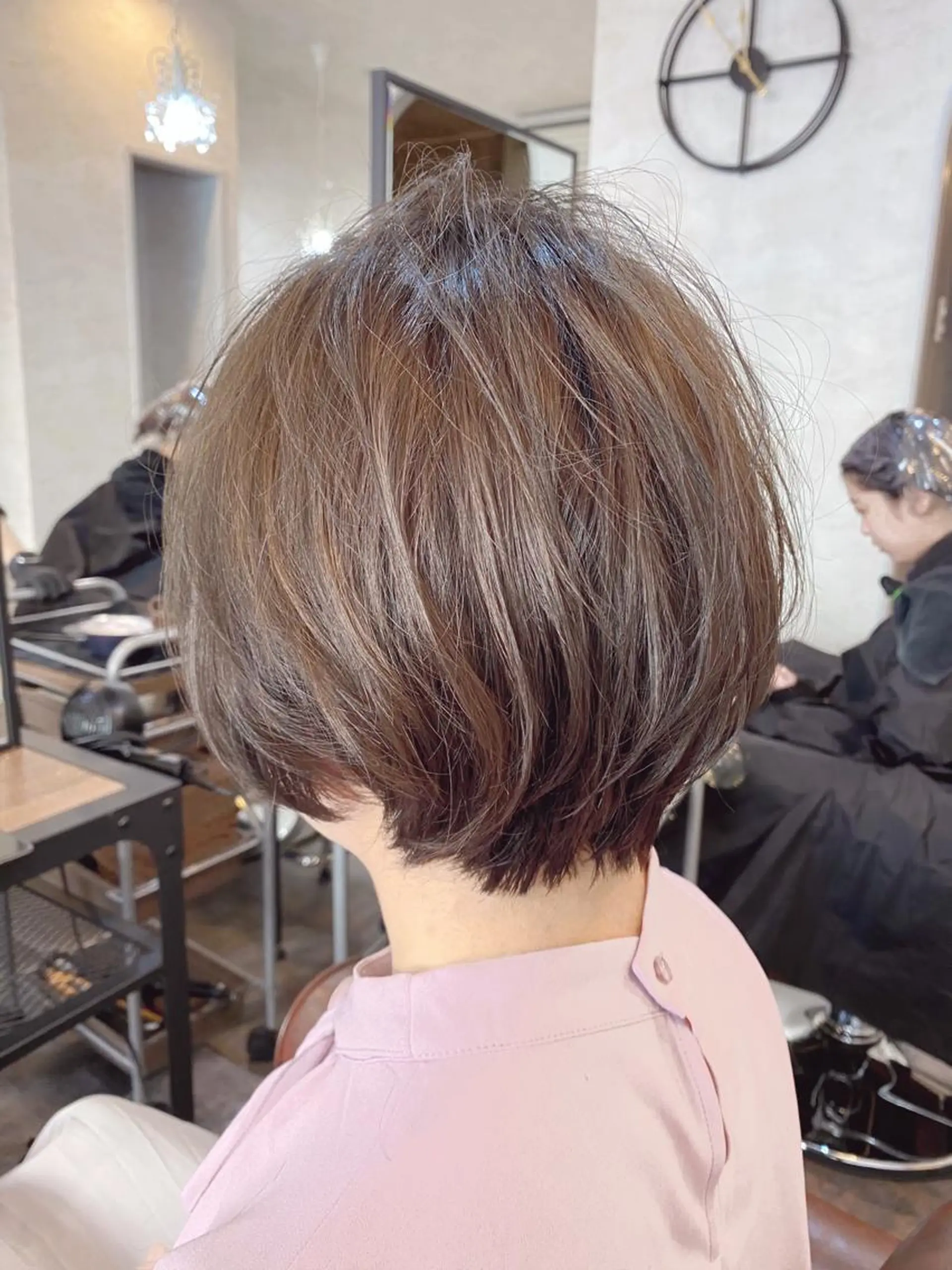 ショート カラー ⭐️ショート⭐️美髪 矯正⭐️水口陸のヘアスタイル