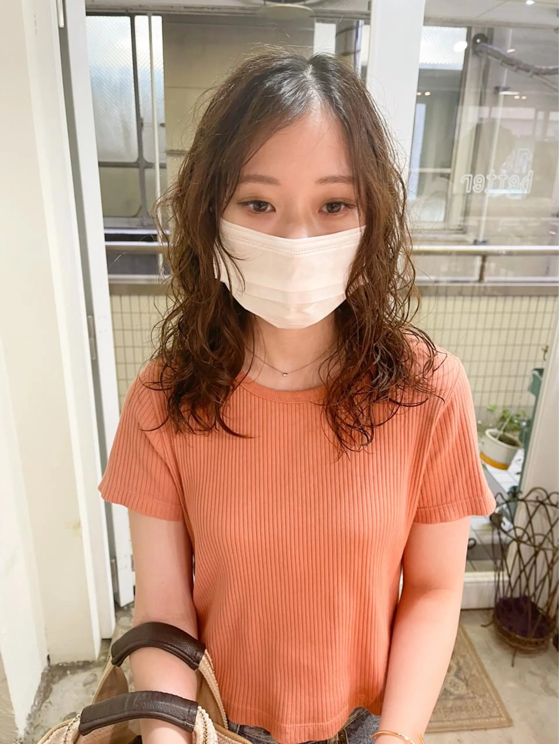 セミロング パーマ ❏アンニュイパーマ 川原畑 拓也❏のヘアスタイル