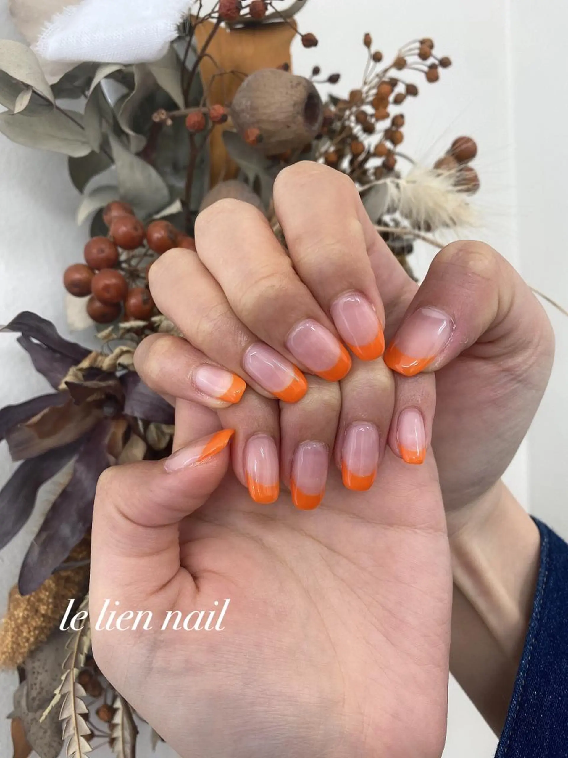 ネイル フレンチネイル le lien nailのネイルデザイン