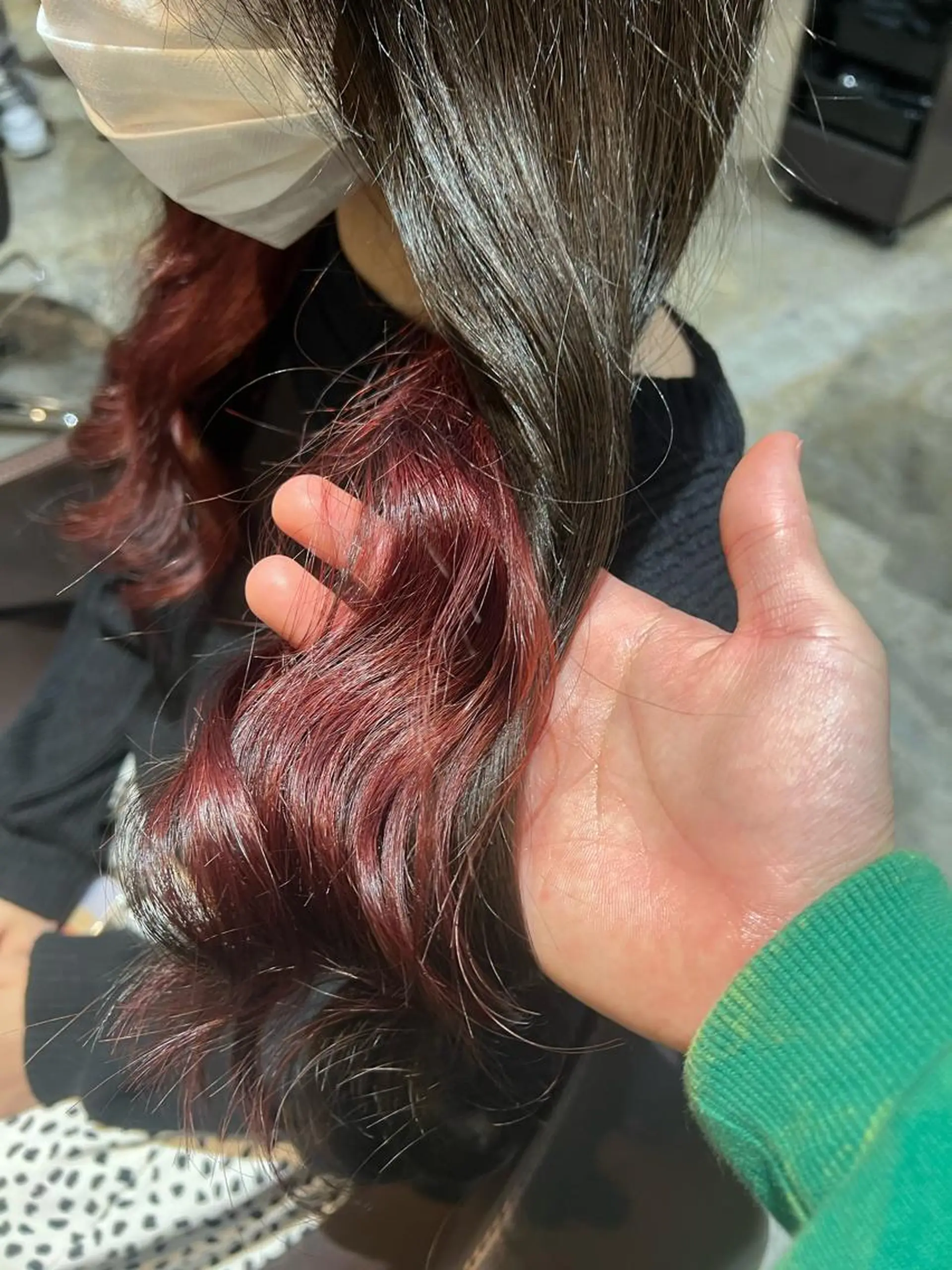 セミロング カラー レイヤー×髪質改善 マネージャー安藤光司のヘアスタイル